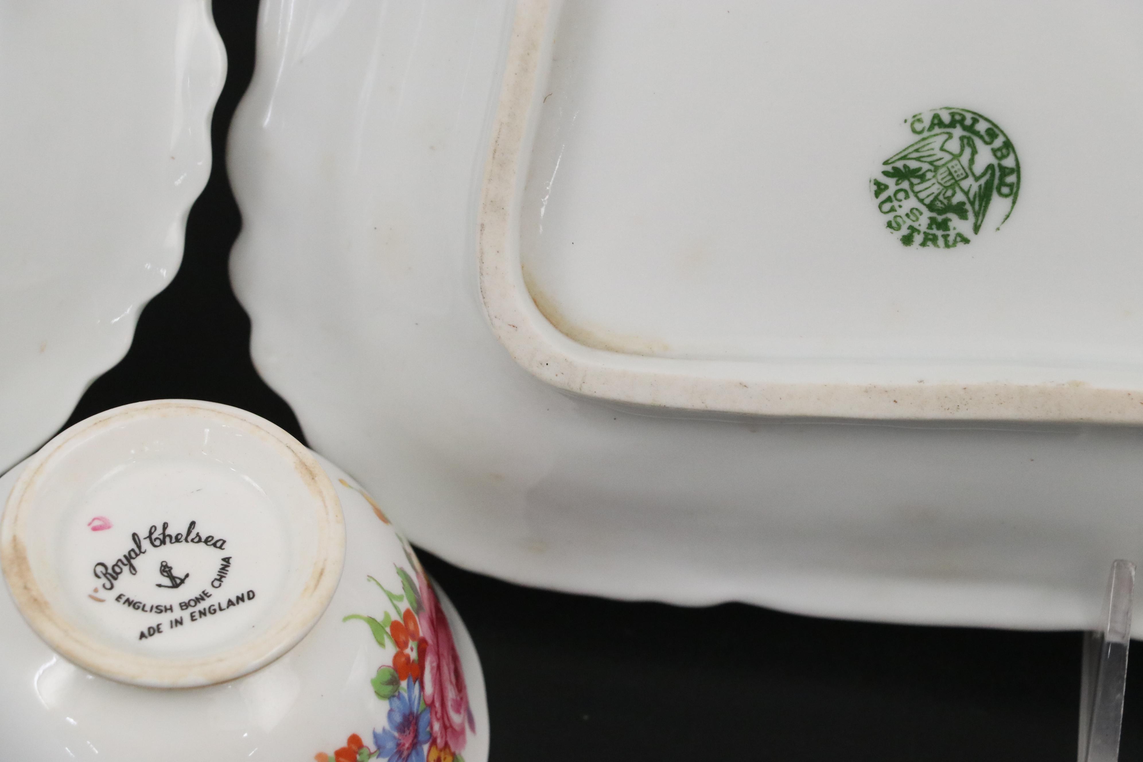 Carlsbad Serving Trays with Haviland Salad Plate and More