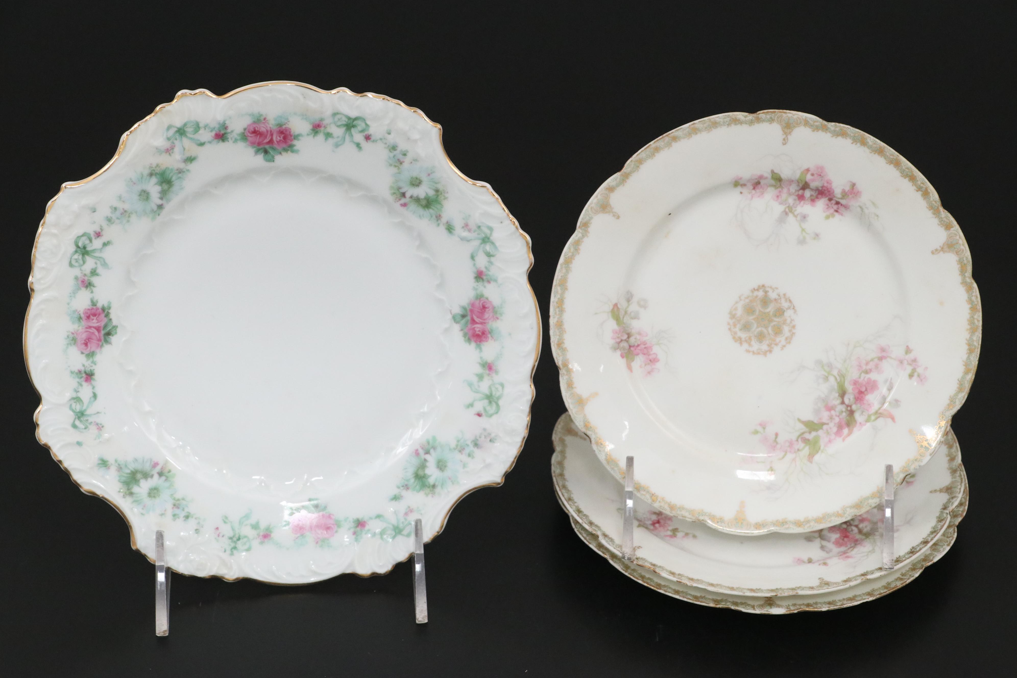Carlsbad Serving Trays with Haviland Salad Plate and More
