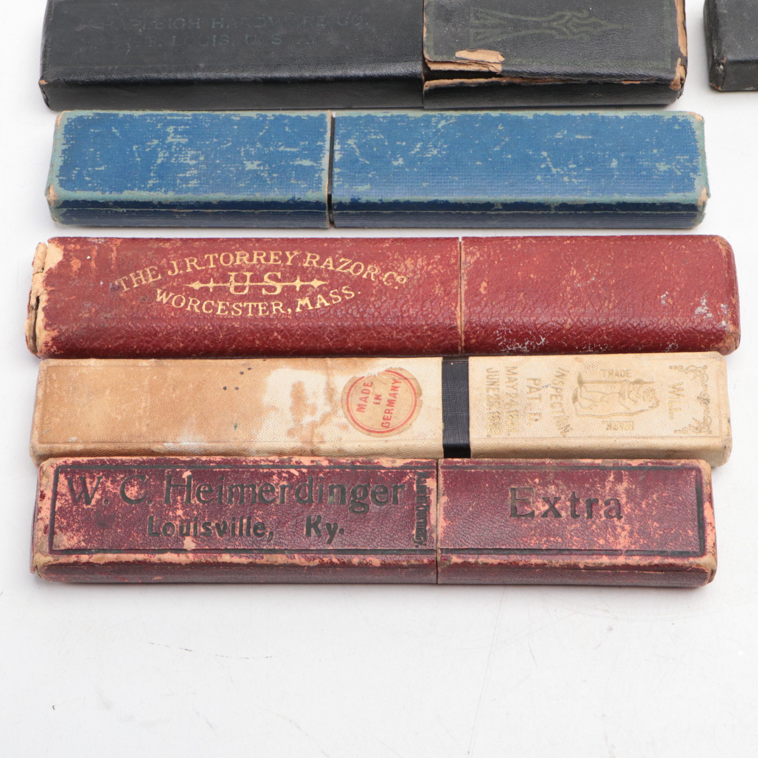M. Jung, H. Boker & Co., John D'arcy, Imperial and More Straight Razors