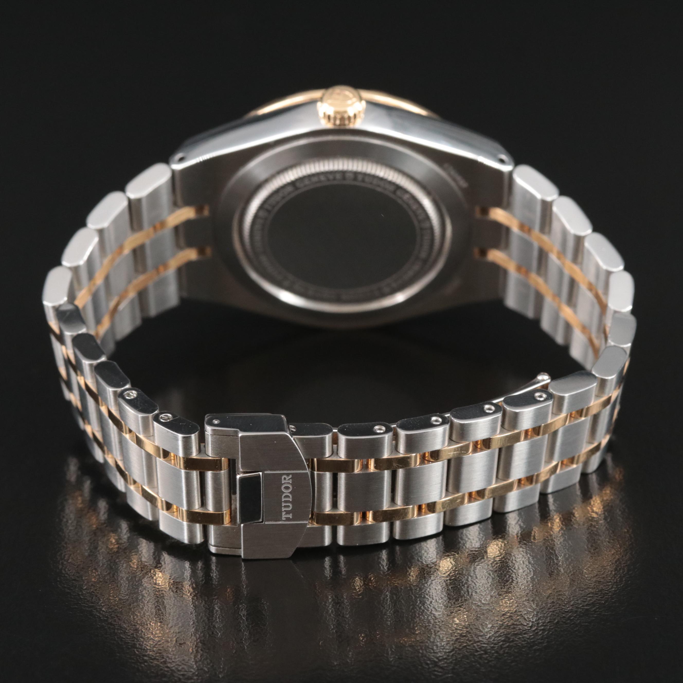 Tudor Royal 28503 Diamond Set Dial Two-Tone Watch