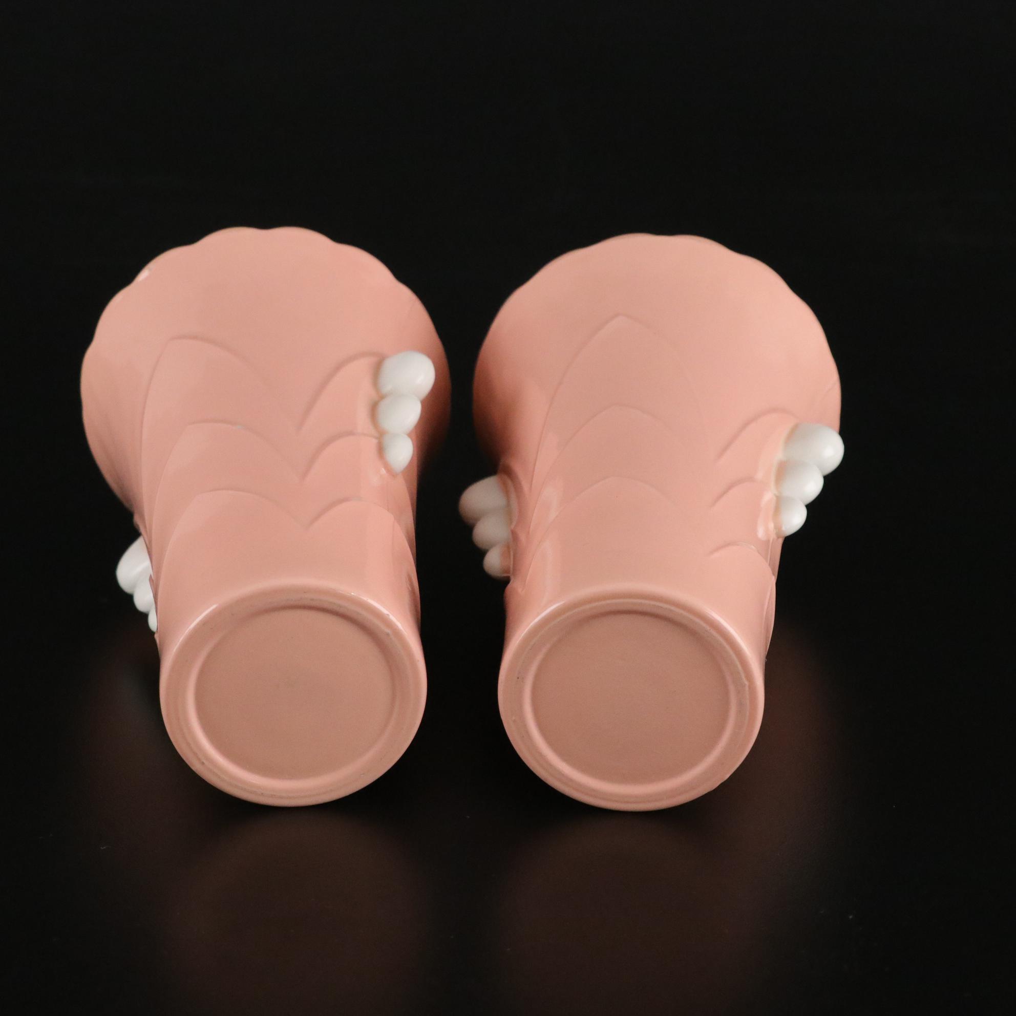 Fenton Milk Glass Basket and Hand-Painted Vases with Anchor Hocking Glass & More