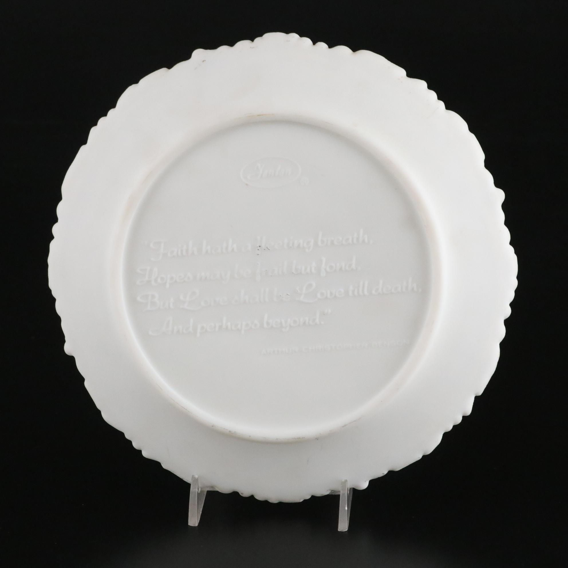 Fenton Milk Glass Basket and Hand-Painted Vases with Anchor Hocking Glass & More