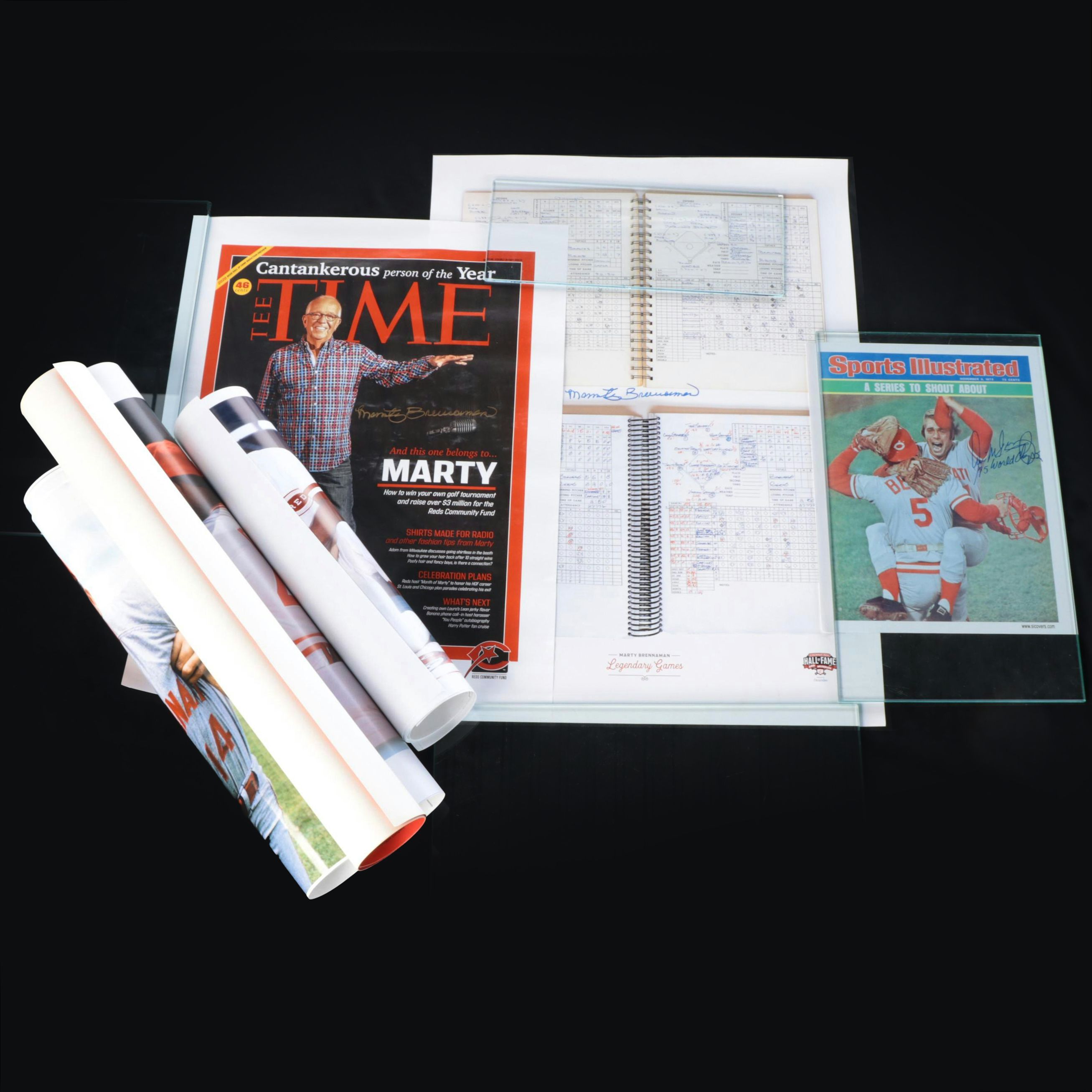 Marty Brennaman and Will McEnaney Signed Posters with More