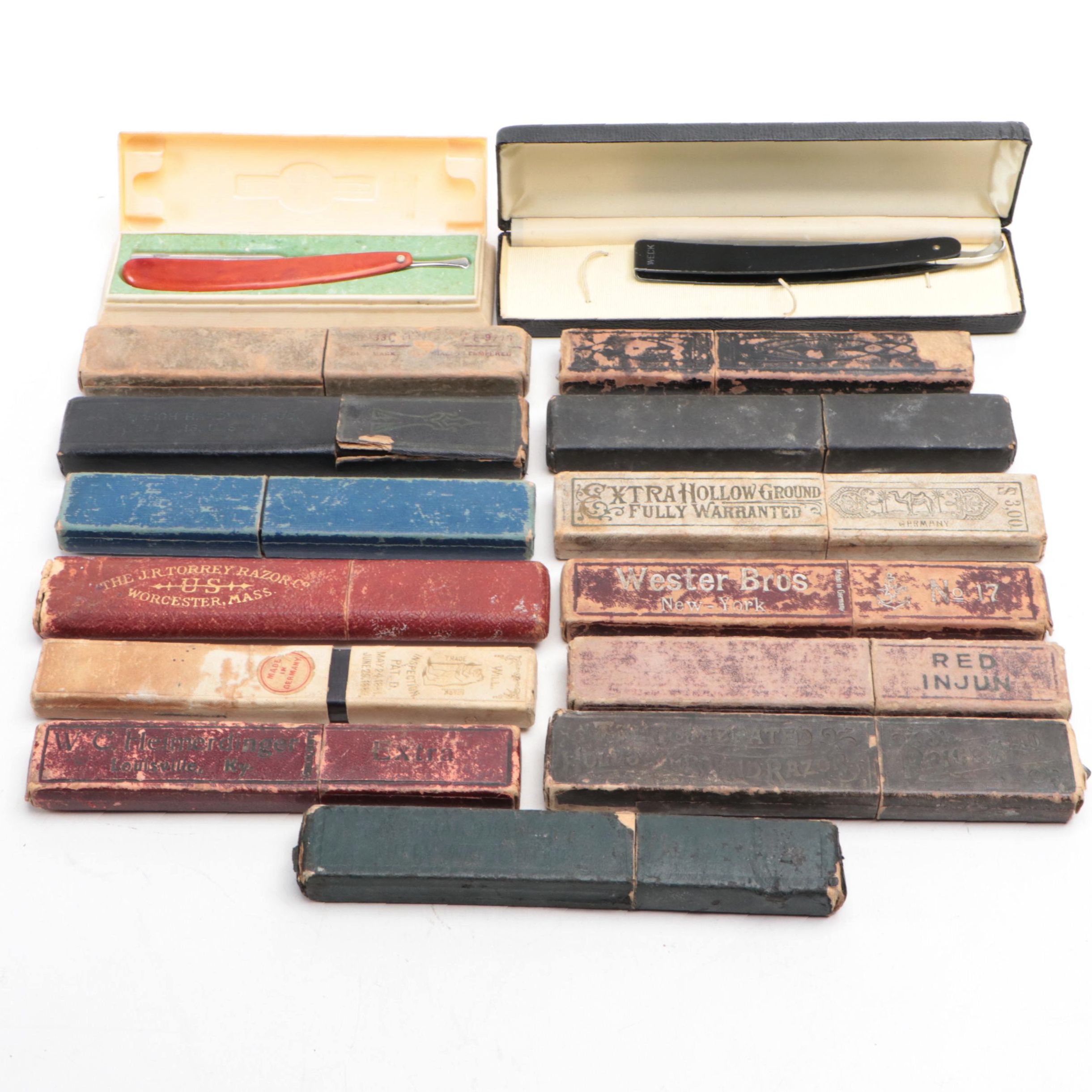 M. Jung, H. Boker & Co., John D'arcy, Imperial and More Straight Razors