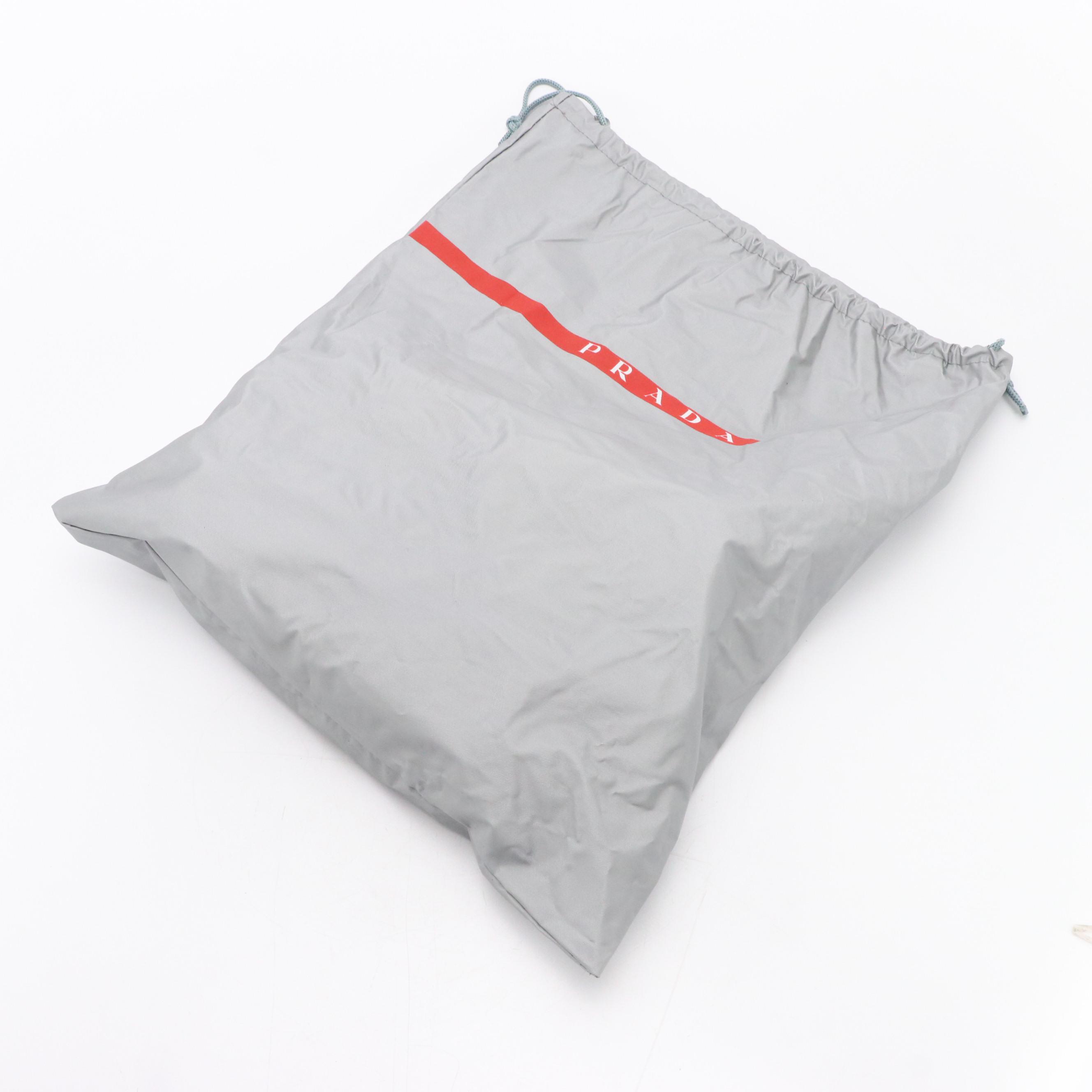 Prada Sport Black Platform Slides