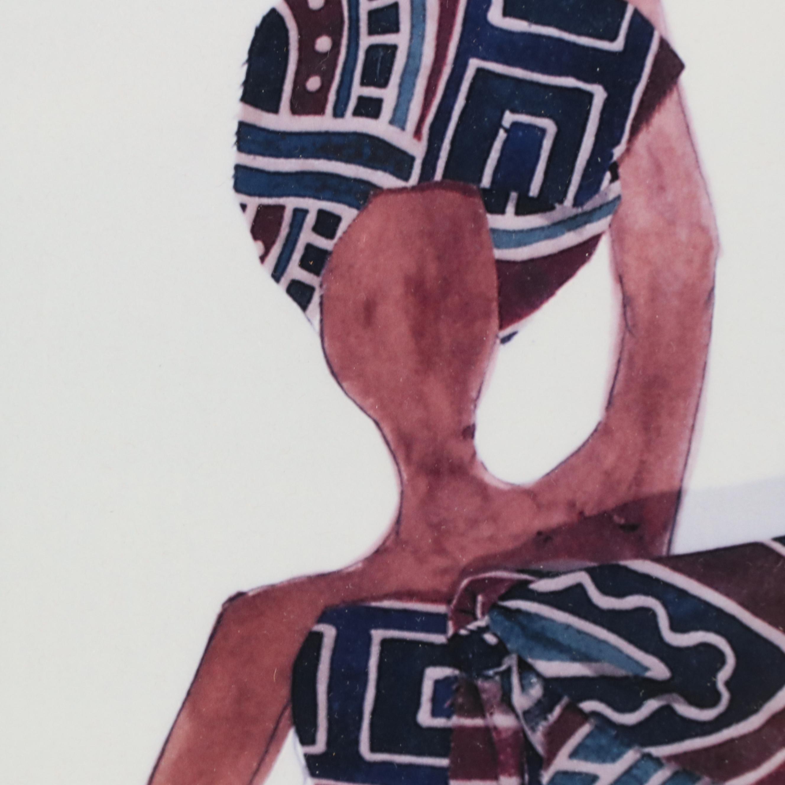 Regina Irby Offset Lithograph "Oji," Circa 1990