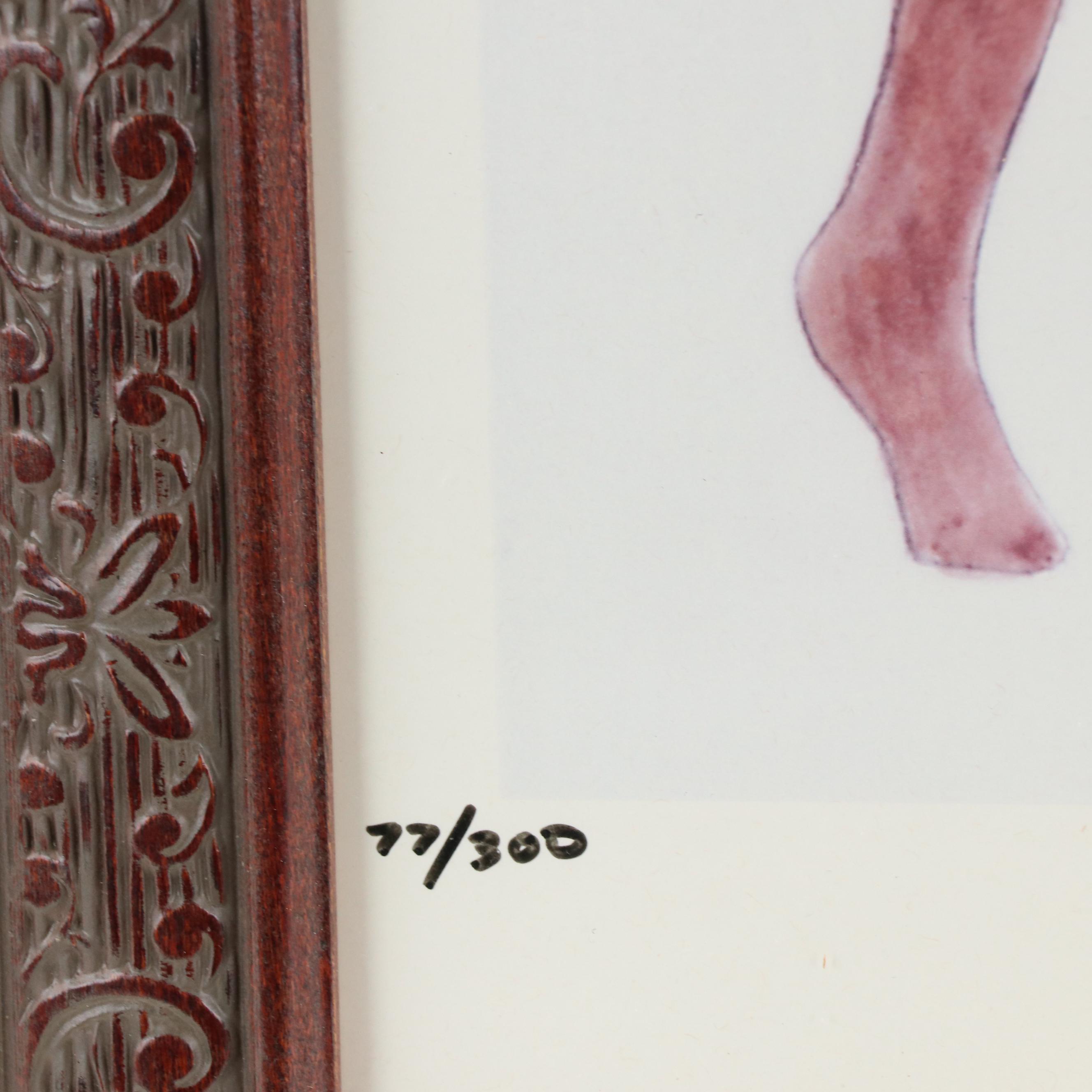 Regina Irby Offset Lithograph "Oji," Circa 1990