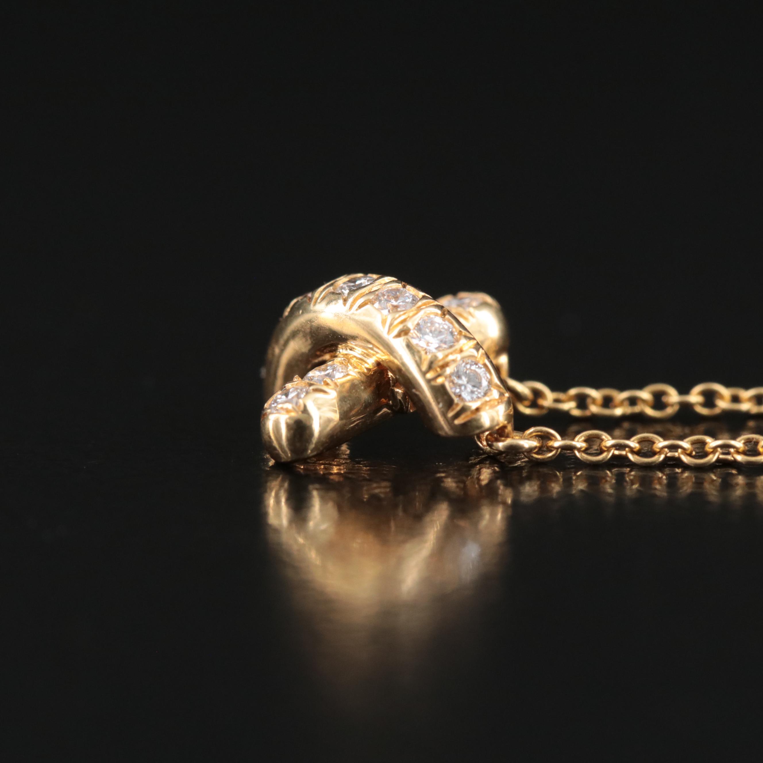 Tiffany & Co. Signature X 18K 0.19 CTW Diamond Necklace