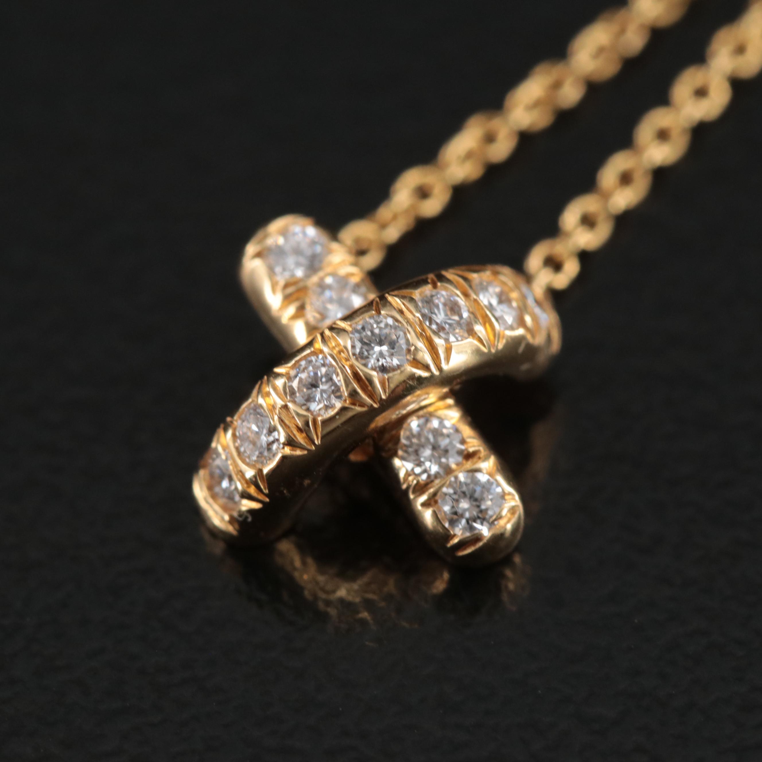 Tiffany & Co. Signature X 18K 0.19 CTW Diamond Necklace