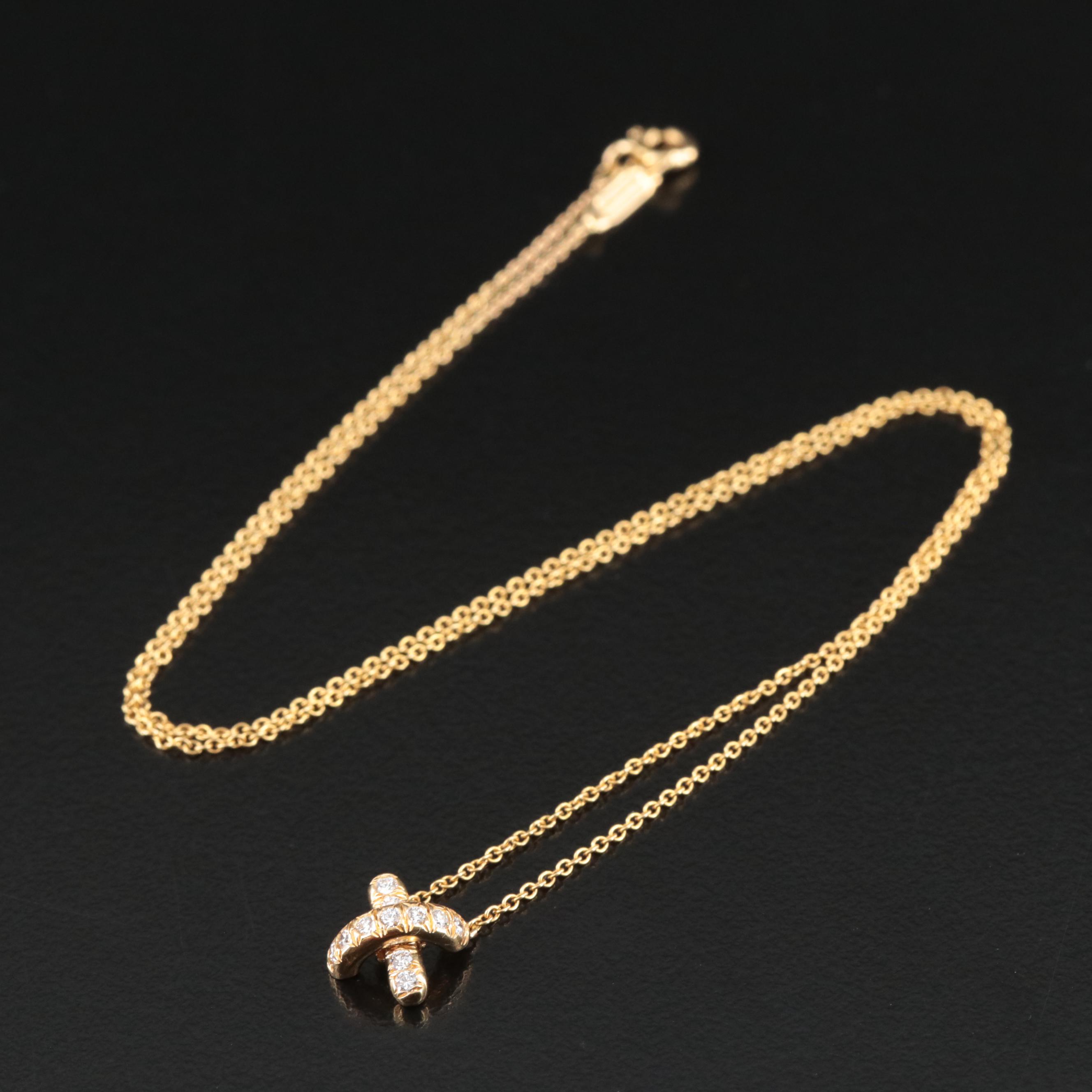 Tiffany & Co. Signature X 18K 0.19 CTW Diamond Necklace