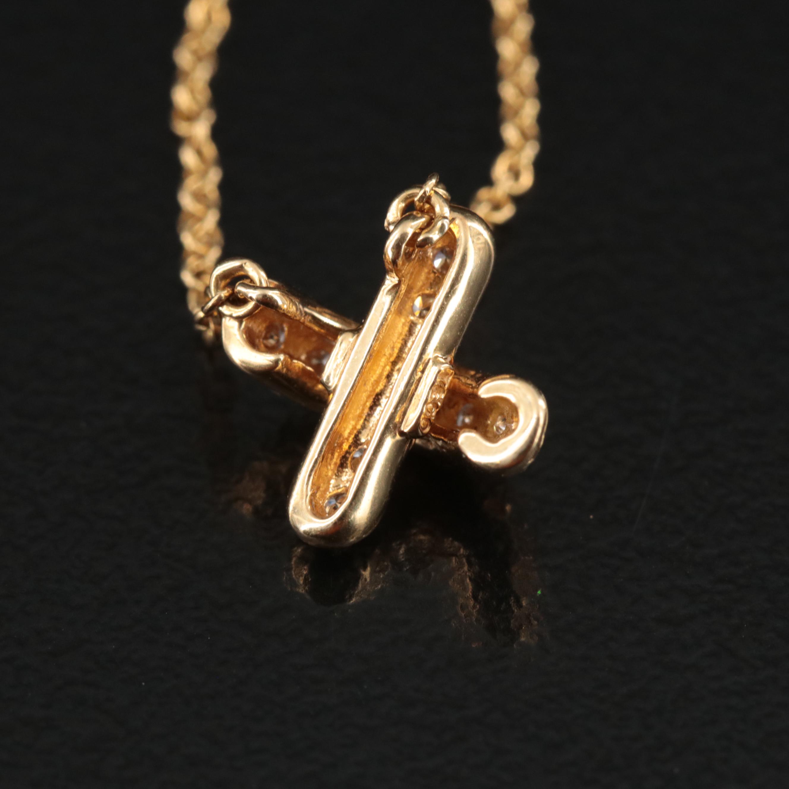 Tiffany & Co. Signature X 18K 0.19 CTW Diamond Necklace