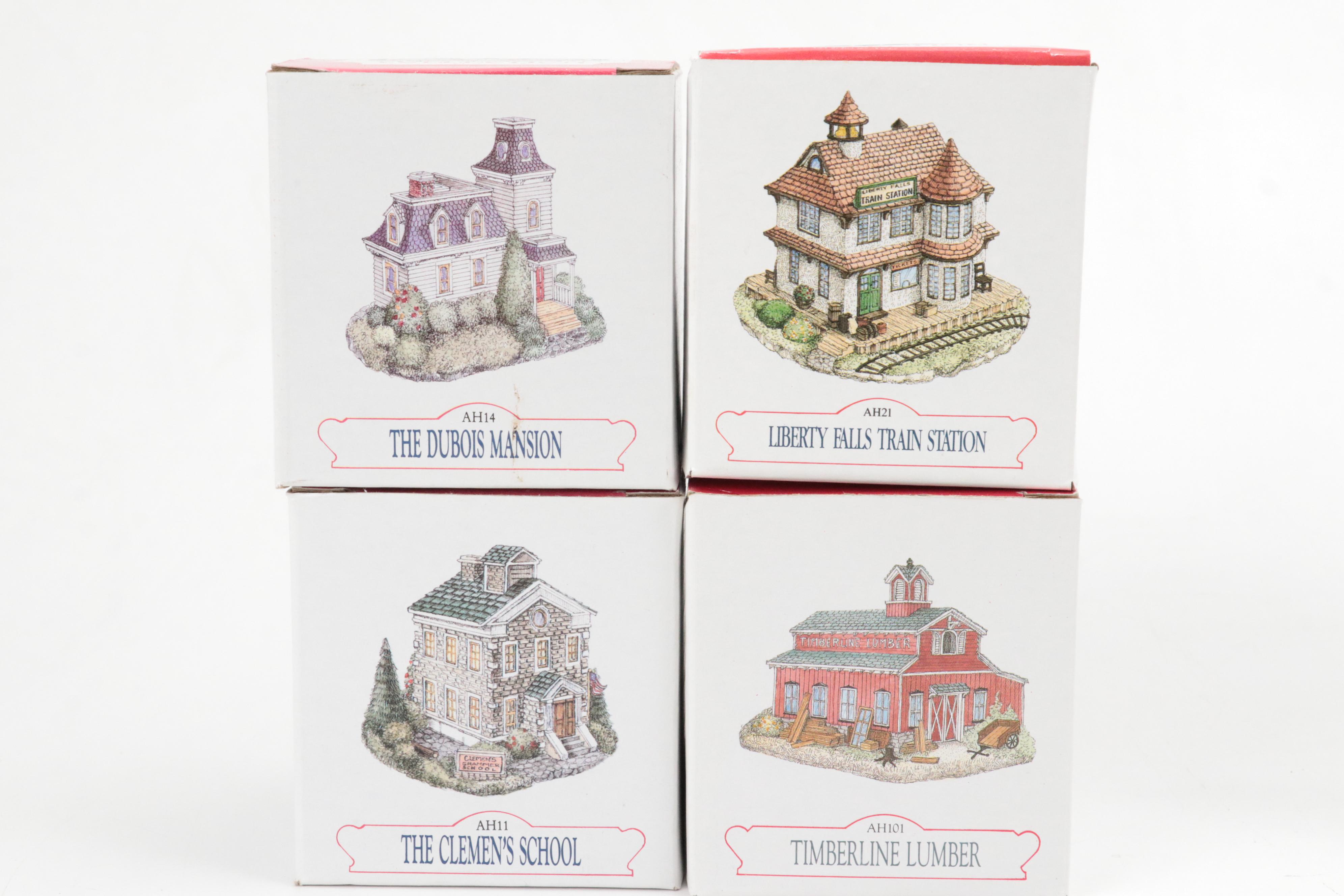 Liberty Falls, The Americana Collection, Varied Ceramic House Figurines