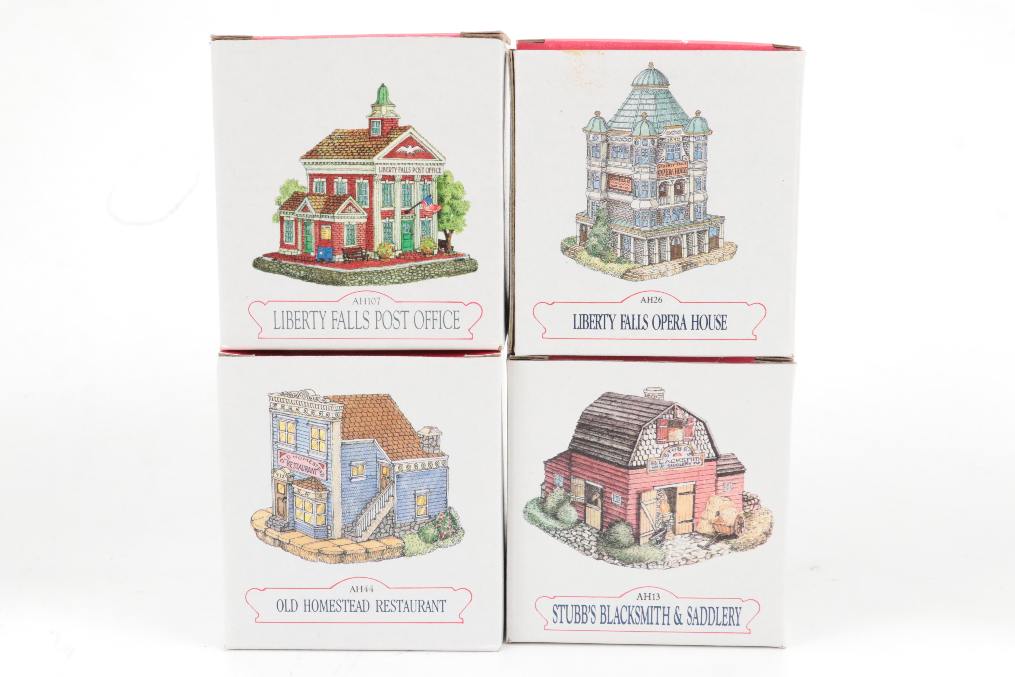 Liberty Falls, The Americana Collection, Varied Ceramic House Figurines