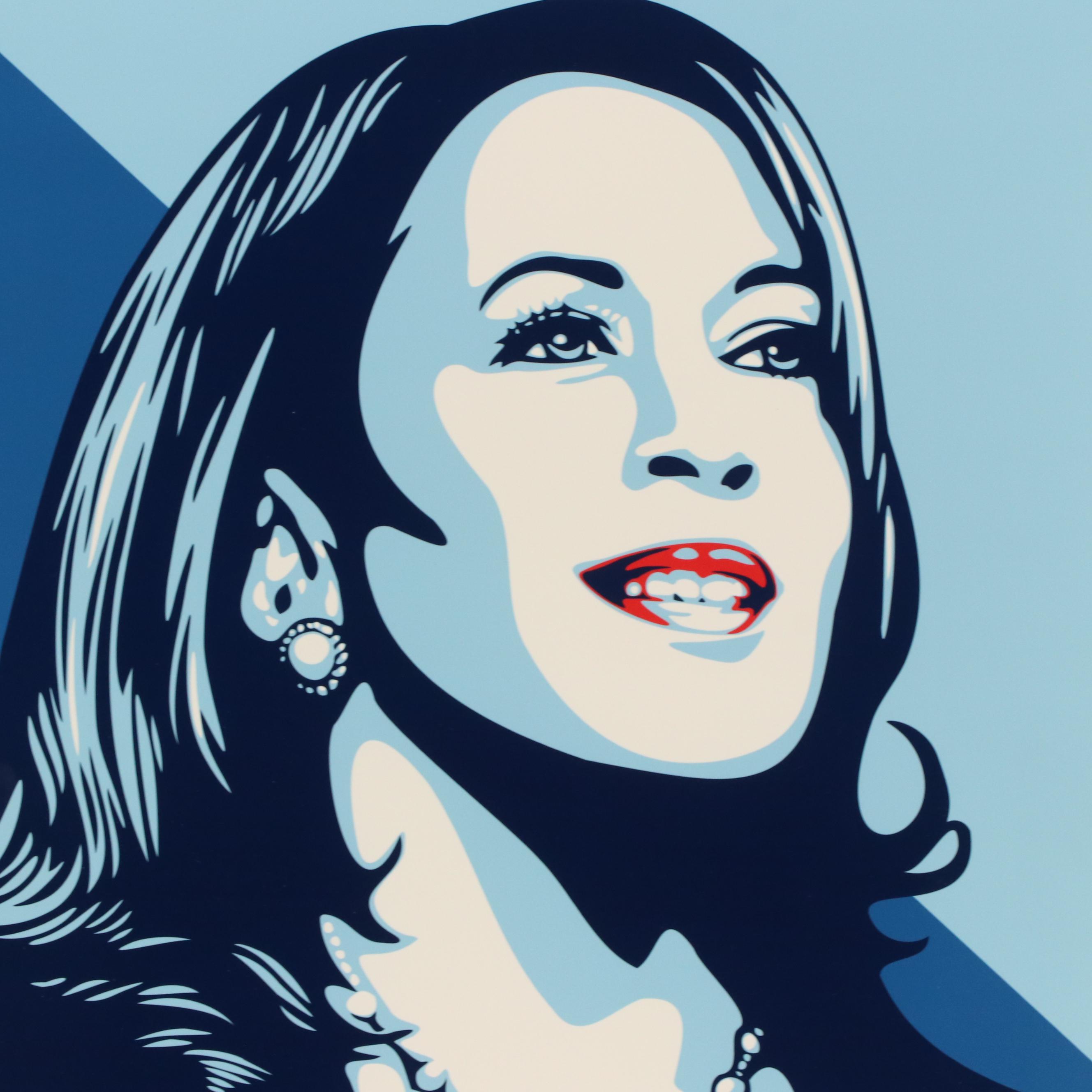 Shepard Fairey Digital Print of Kamala Harris "Forward," 2024