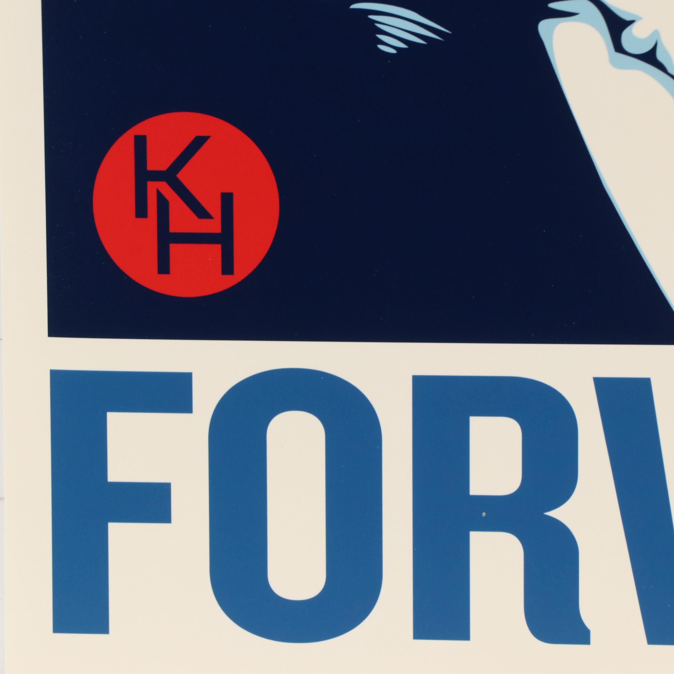 Shepard Fairey Digital Print of Kamala Harris "Forward," 2024