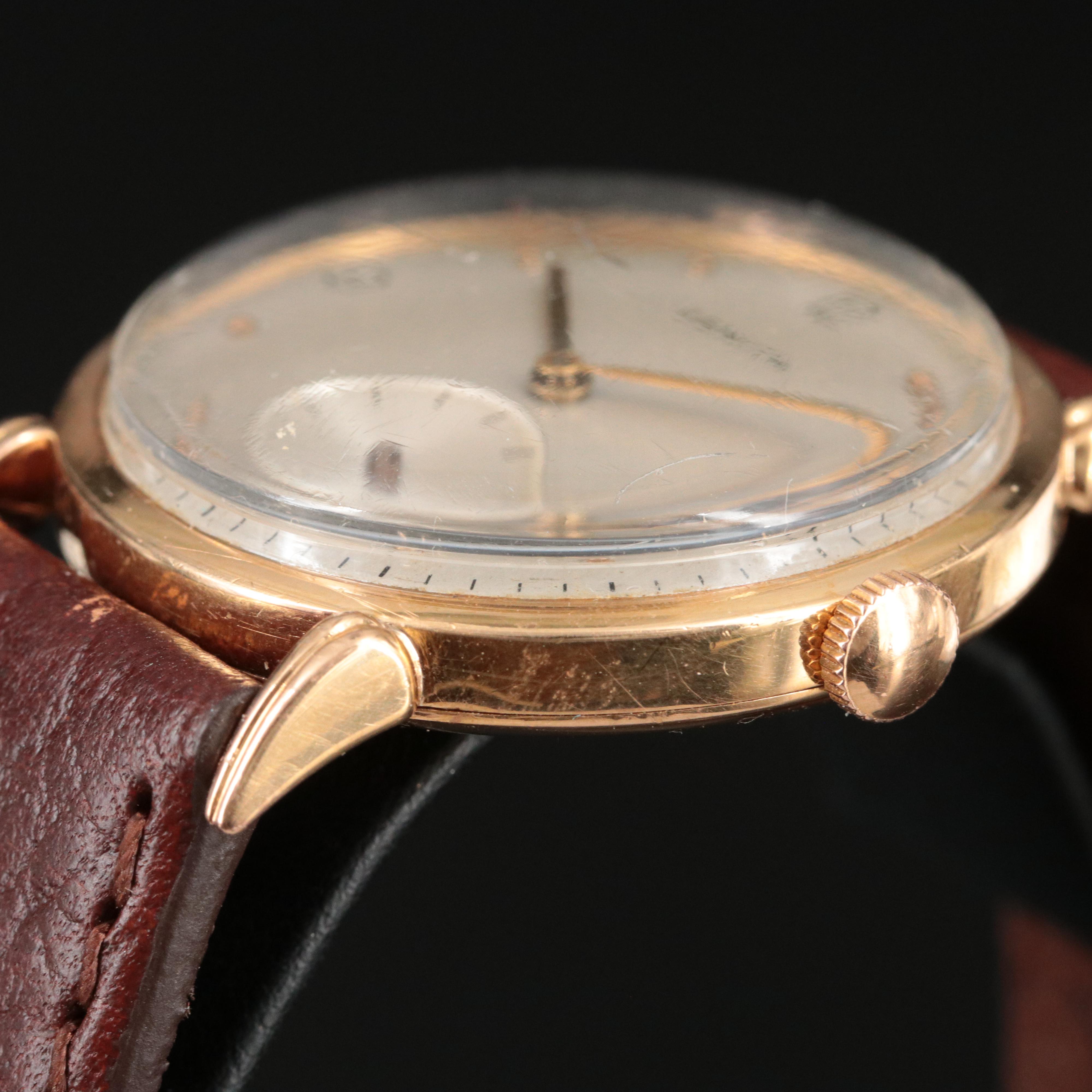 18K Zenith Vintage Stem Wind Watch