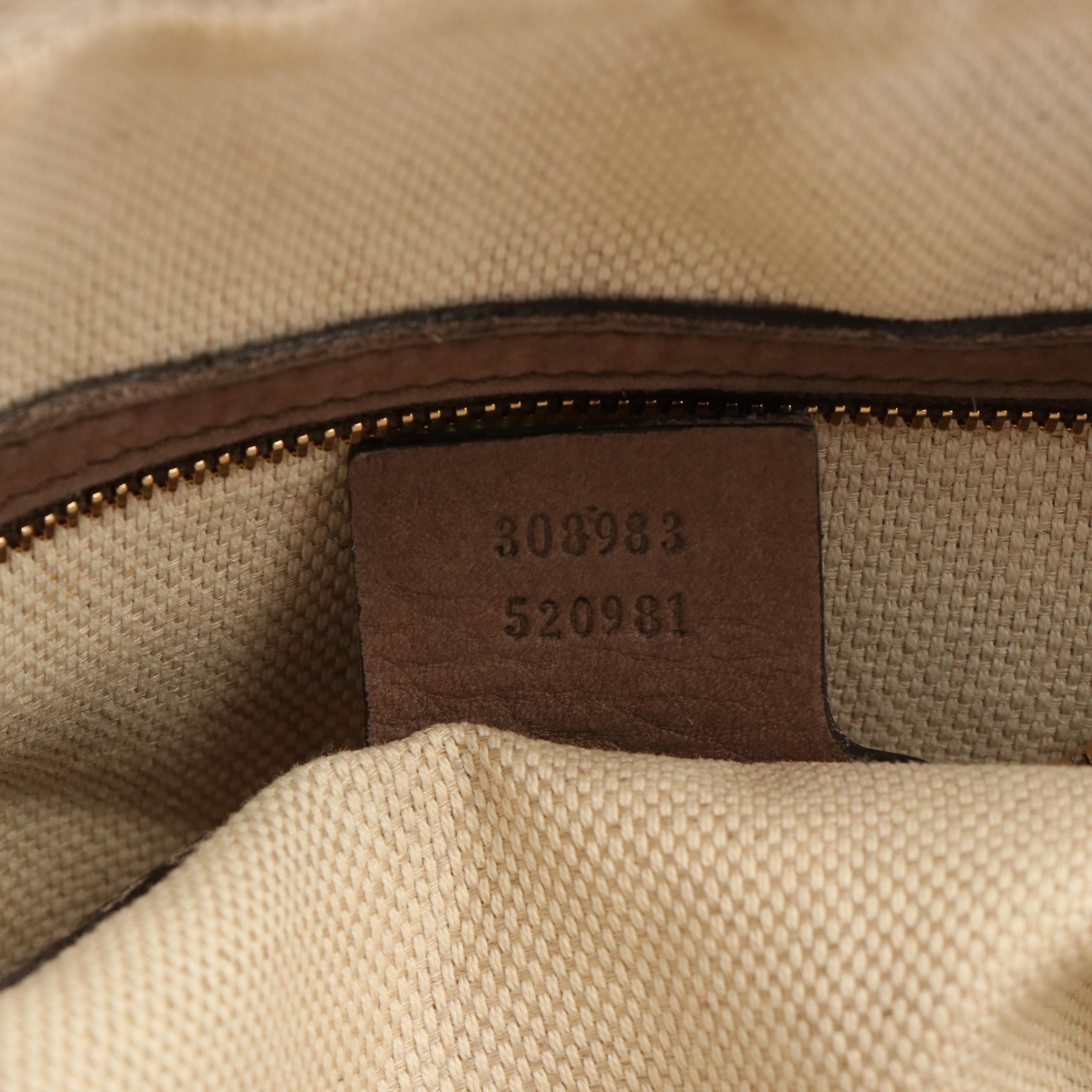 Gucci Soho Chain Zip Shoulder Bag in Nubuck Leather