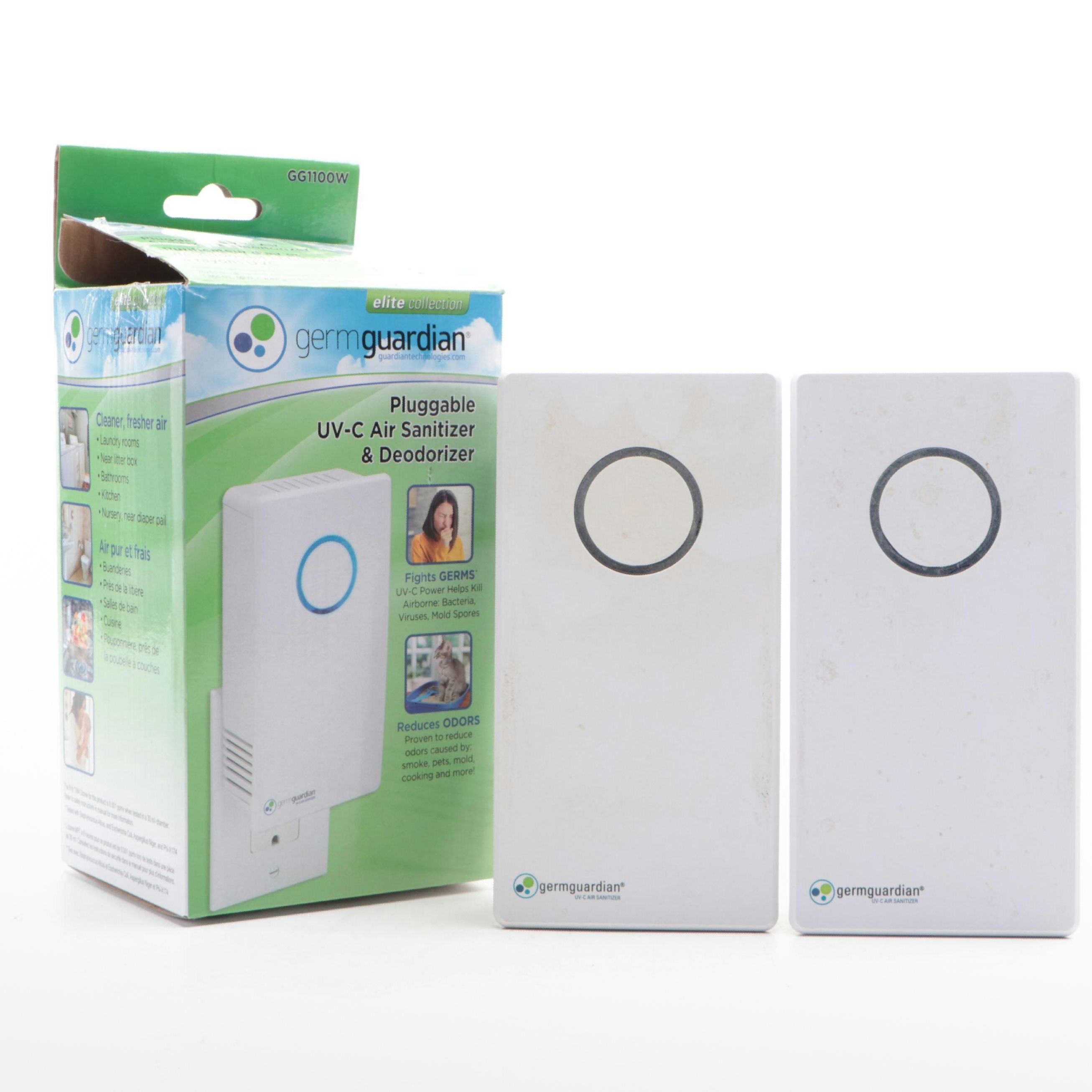 Pair of GermGuardian Pluggable UV-C Air Sanitizers