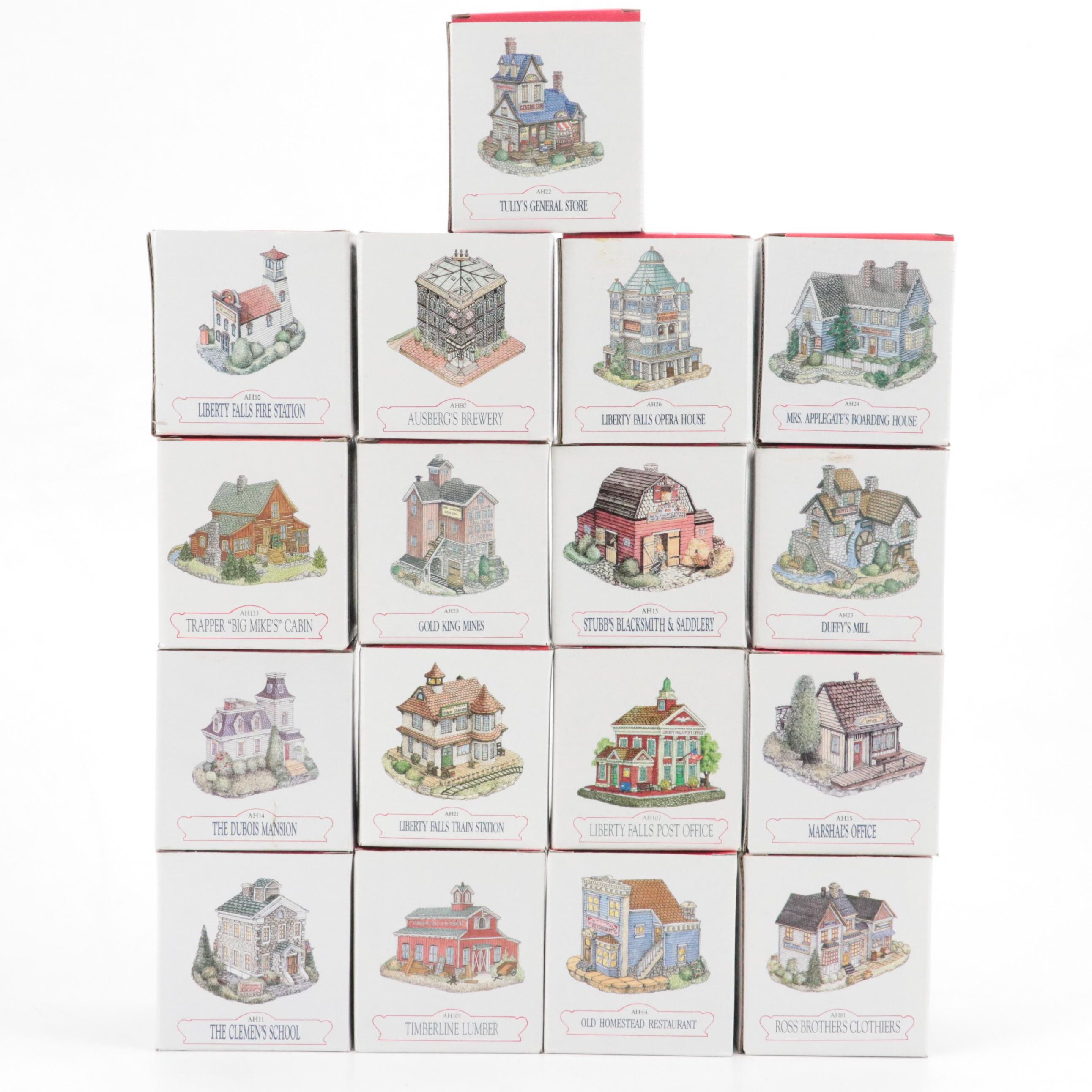 Liberty Falls, The Americana Collection, Varied Ceramic House Figurines