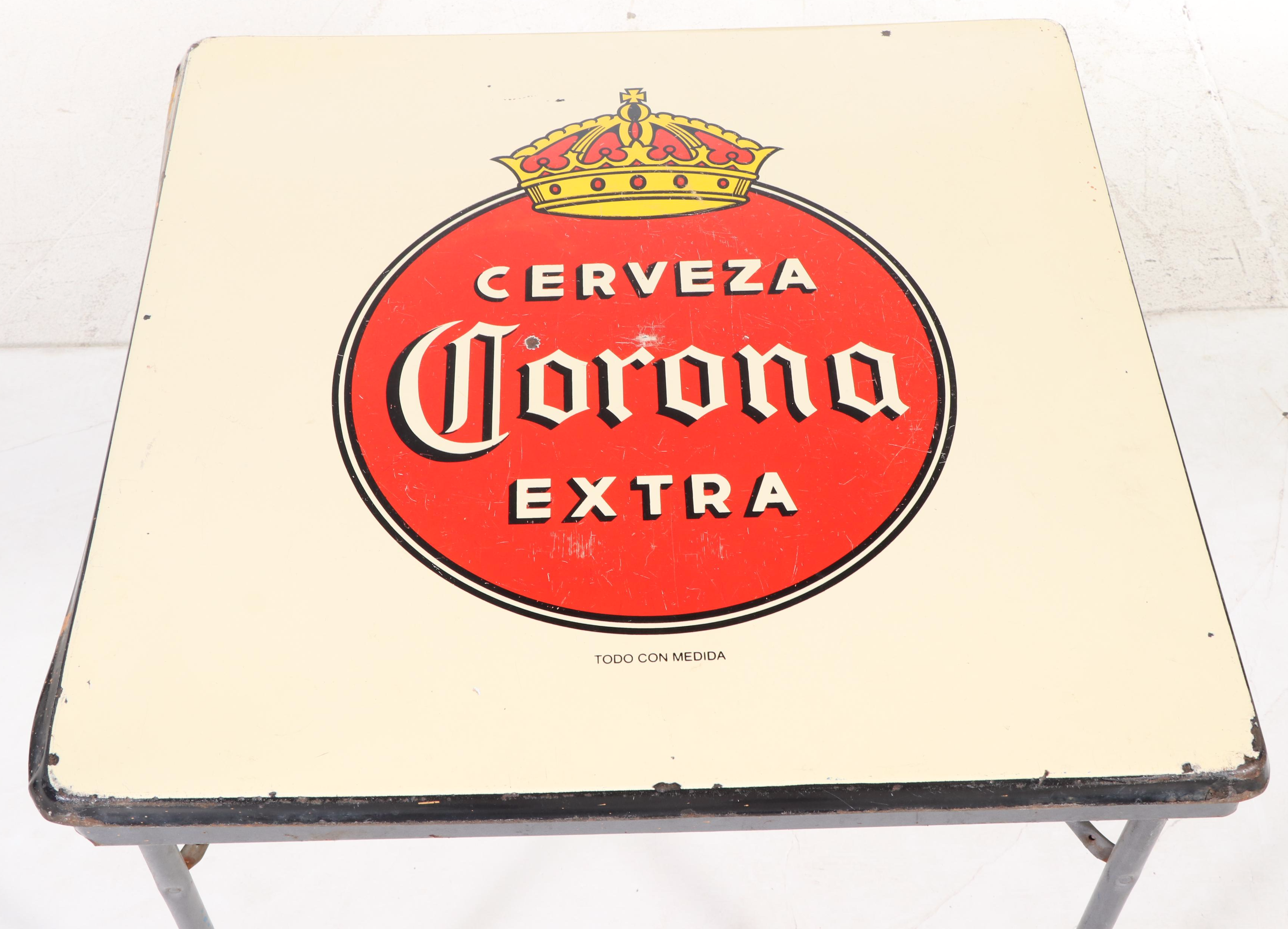 Corona Beer Advertising Folding Table