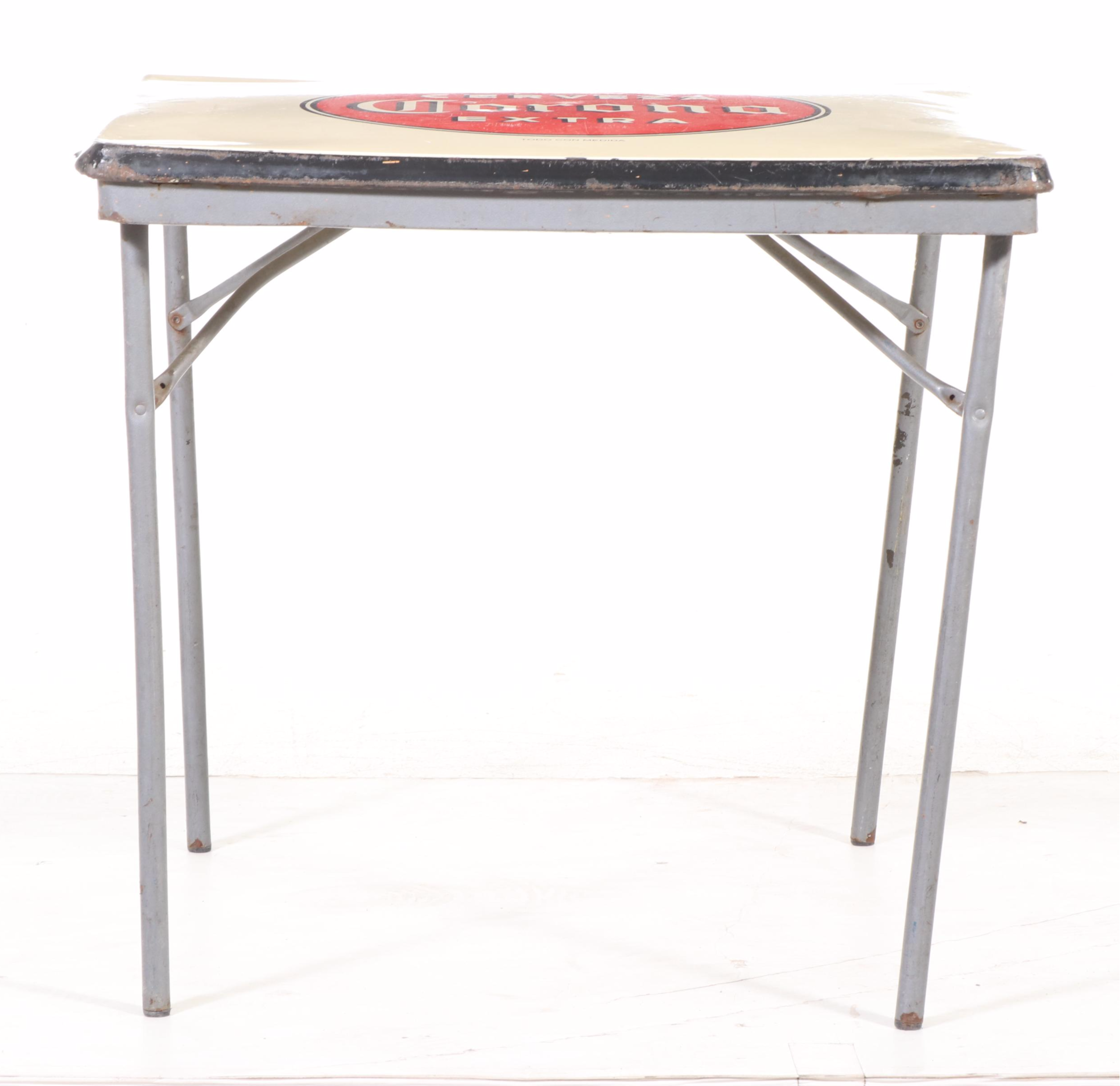 Corona Beer Advertising Folding Table