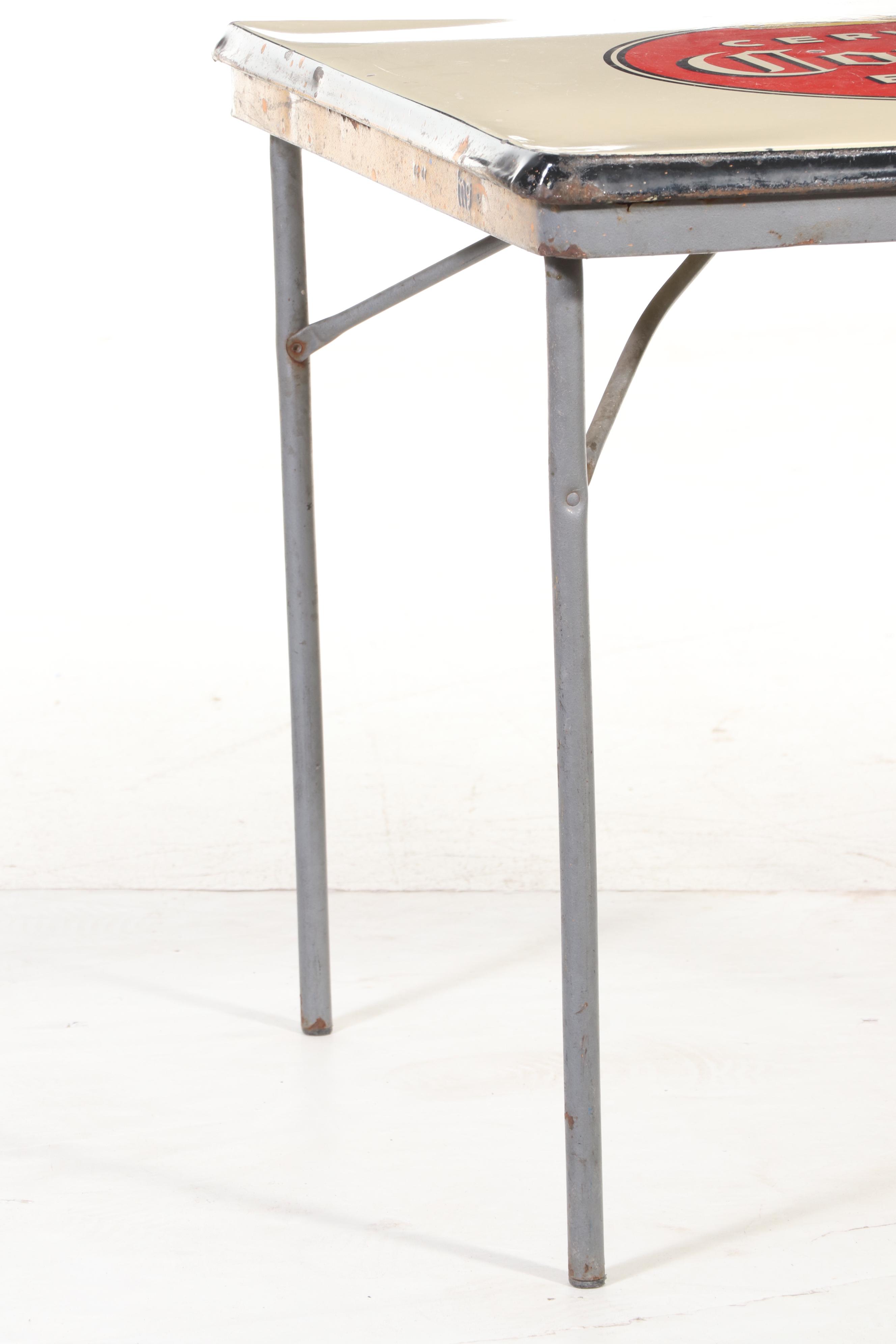 Corona Beer Advertising Folding Table