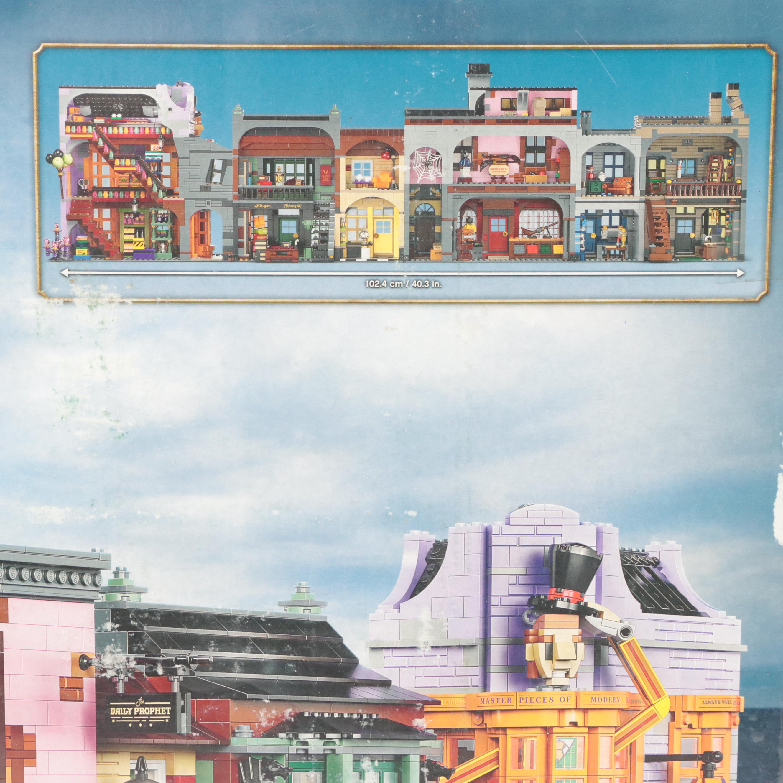 LEGO Harry Potter "Diagon Alley" and "Herbology Class" Construction Sets