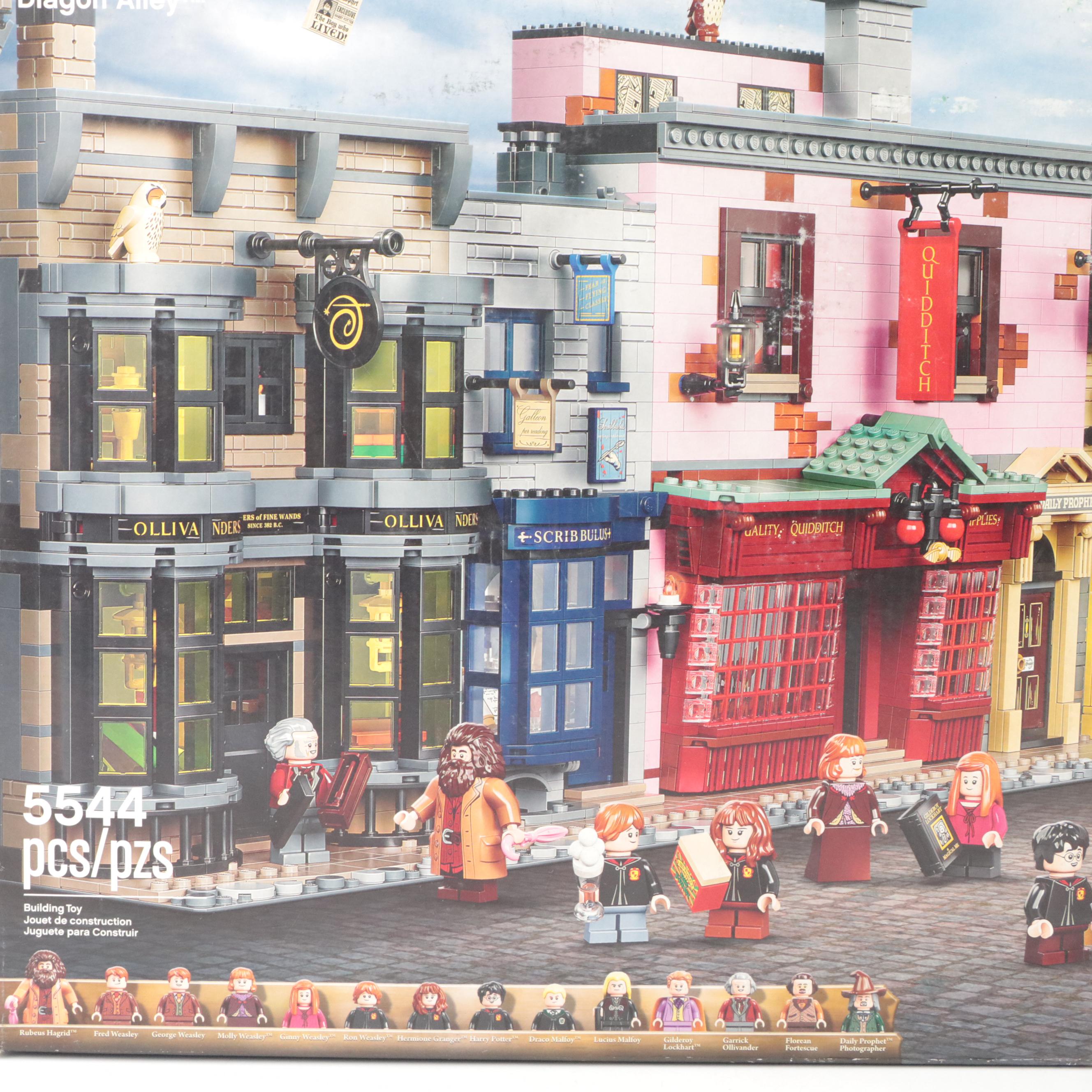 LEGO Harry Potter "Diagon Alley" and "Herbology Class" Construction Sets
