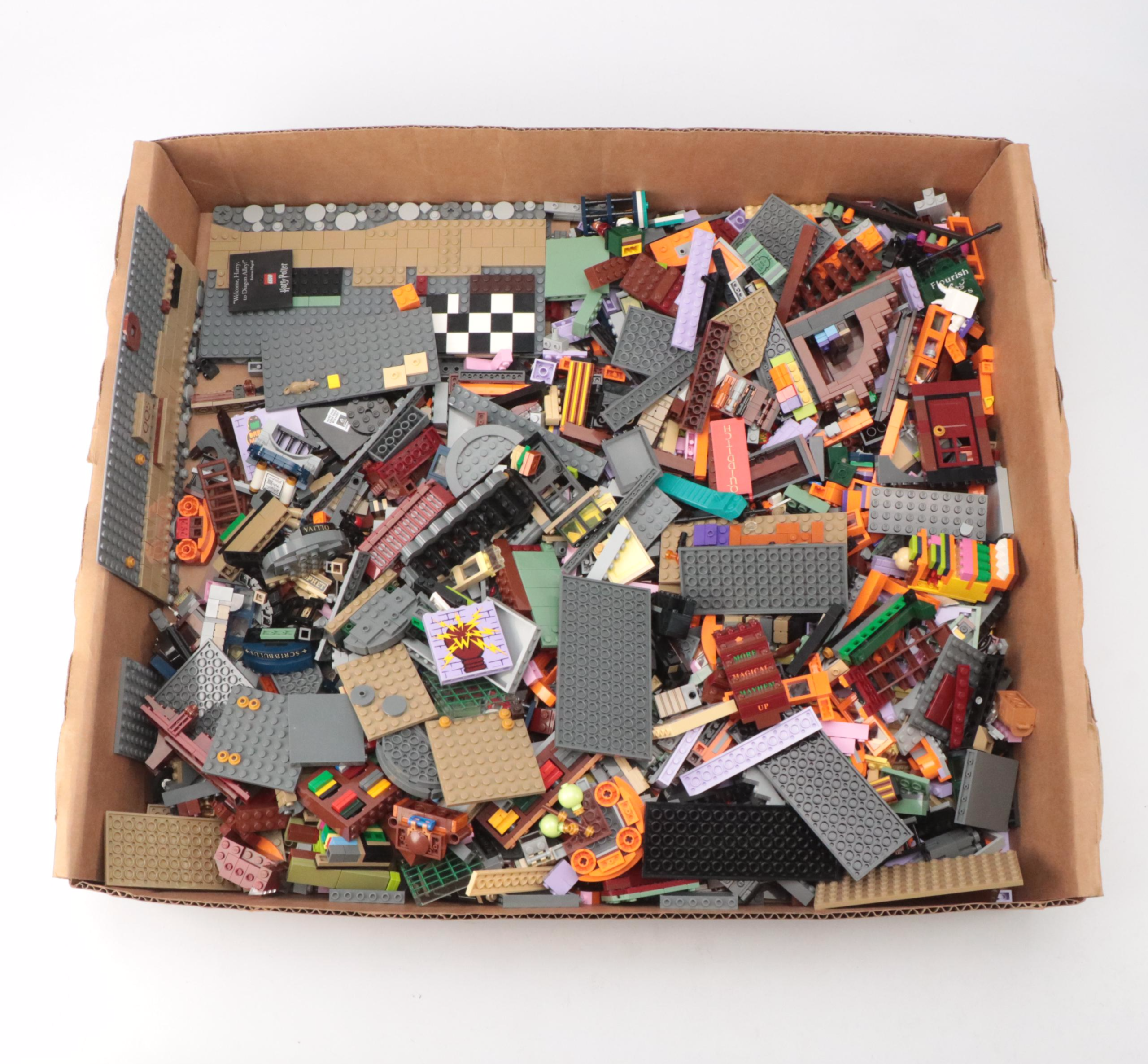 LEGO Harry Potter "Diagon Alley" and "Herbology Class" Construction Sets