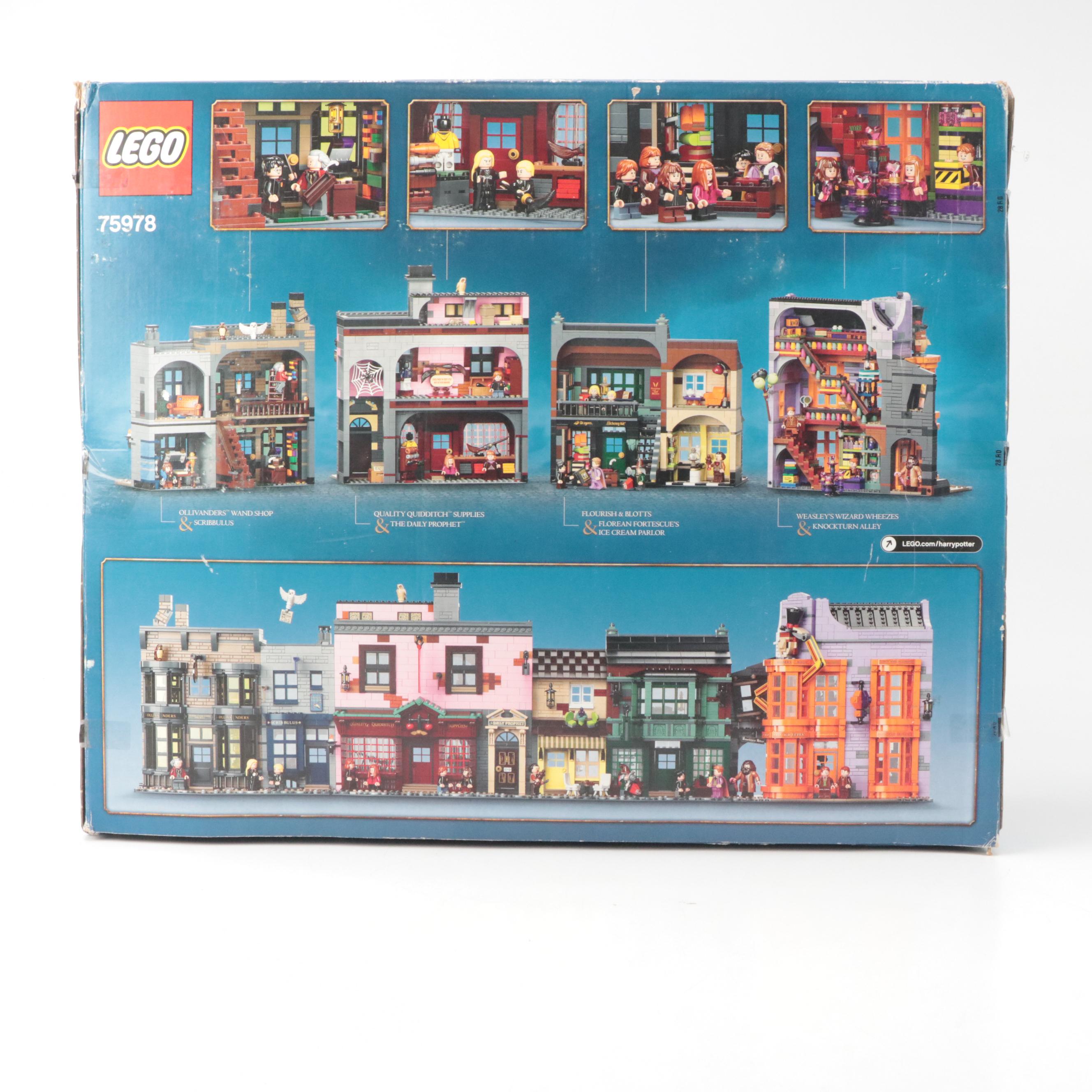 LEGO Harry Potter "Diagon Alley" and "Herbology Class" Construction Sets