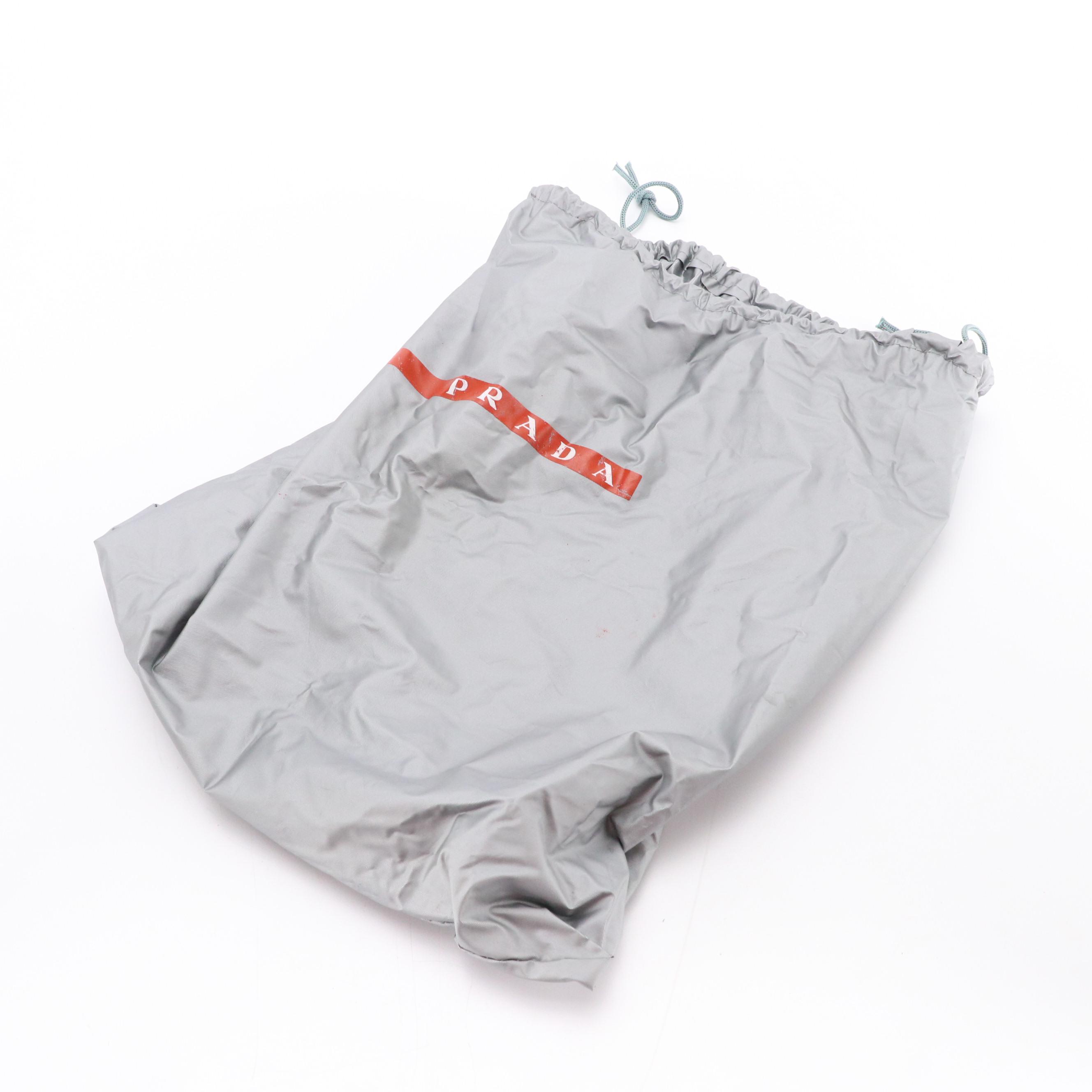 Prada Sport Platform Wedge Sandals in Patent Leather/Leather