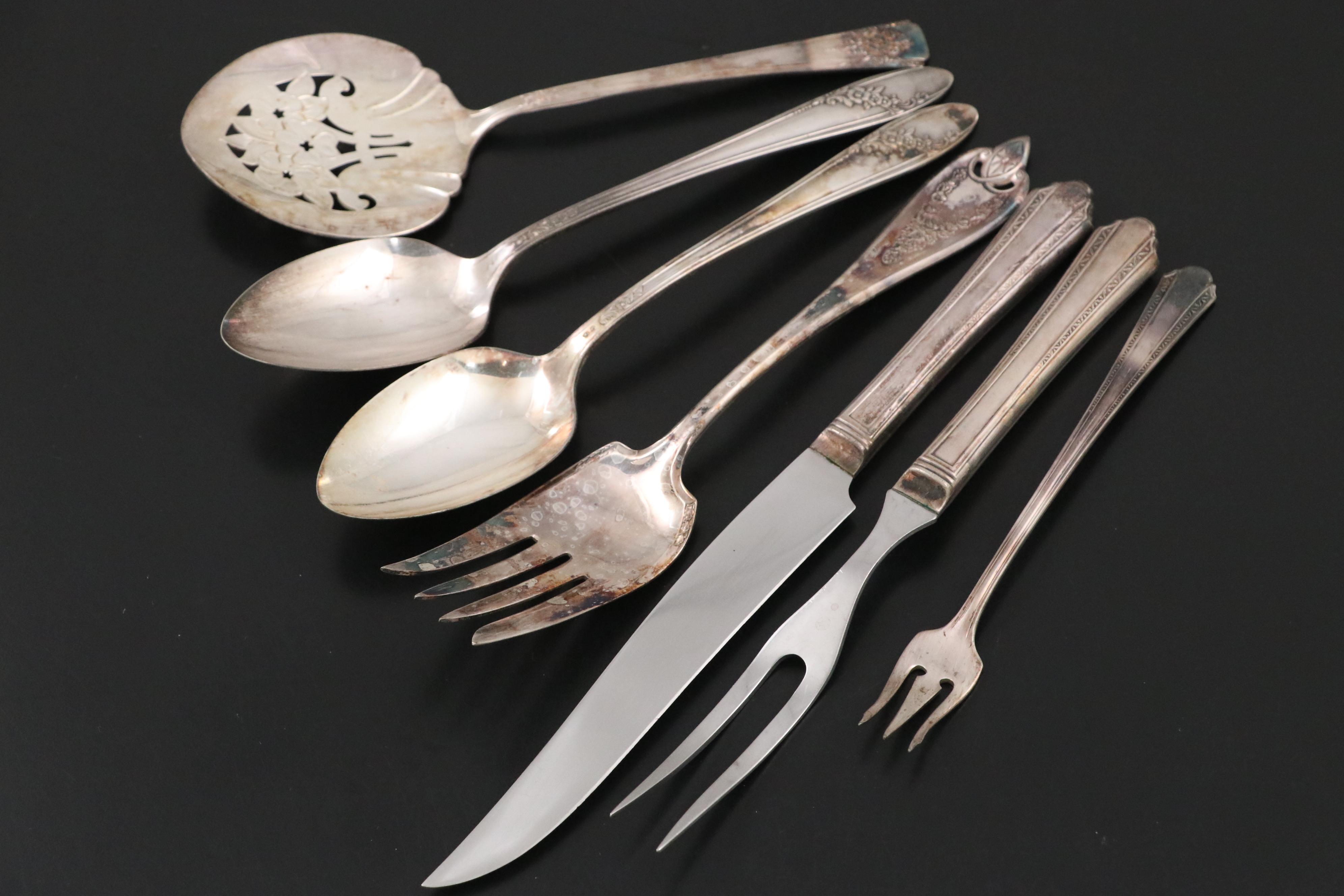 1847 Rogers Bros. "First Love" Silver Plate Flatware and More