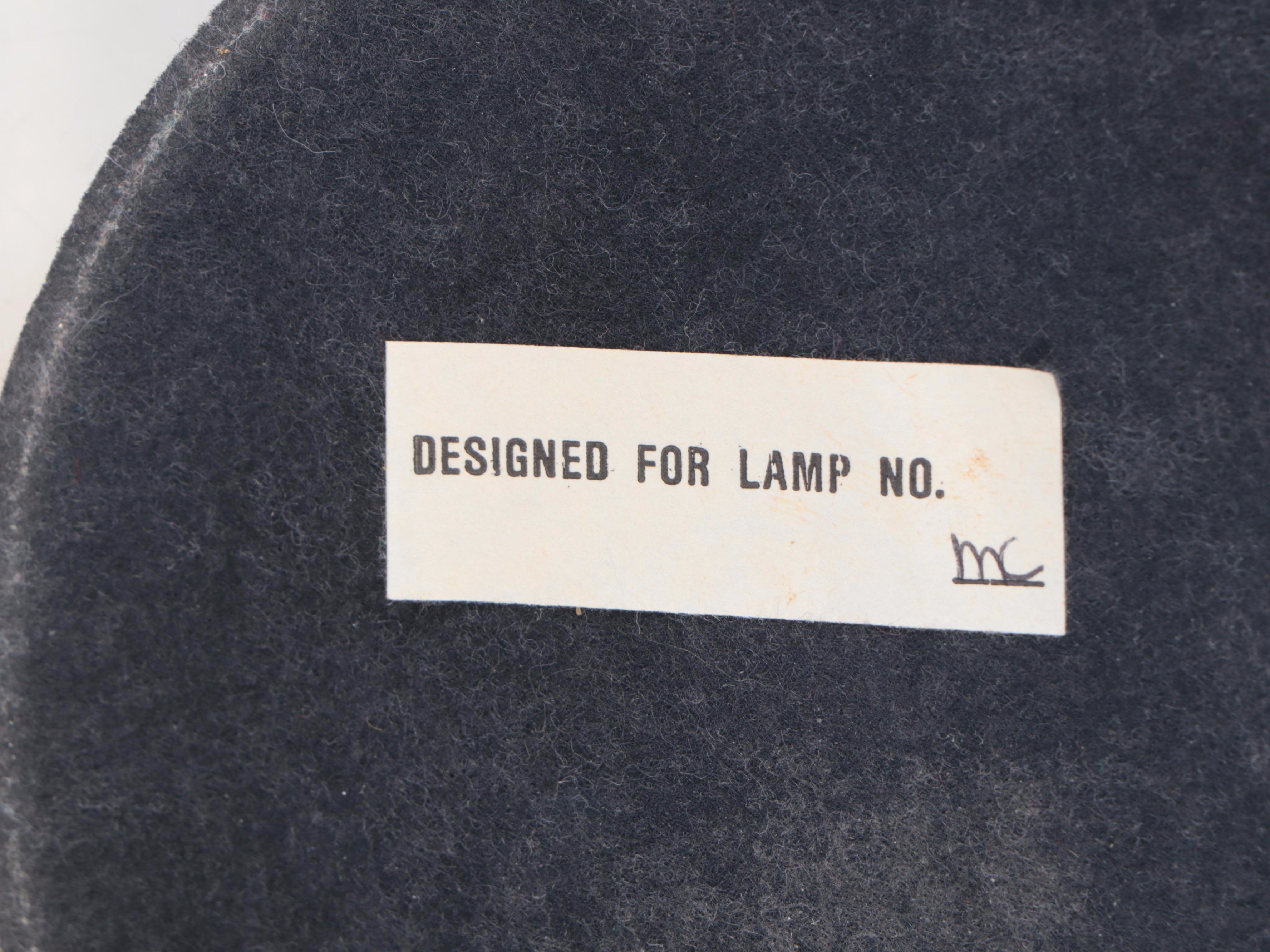 Lacquered Brass and Mauve Enameled Candlestick Table Lamps, Late 20th C.