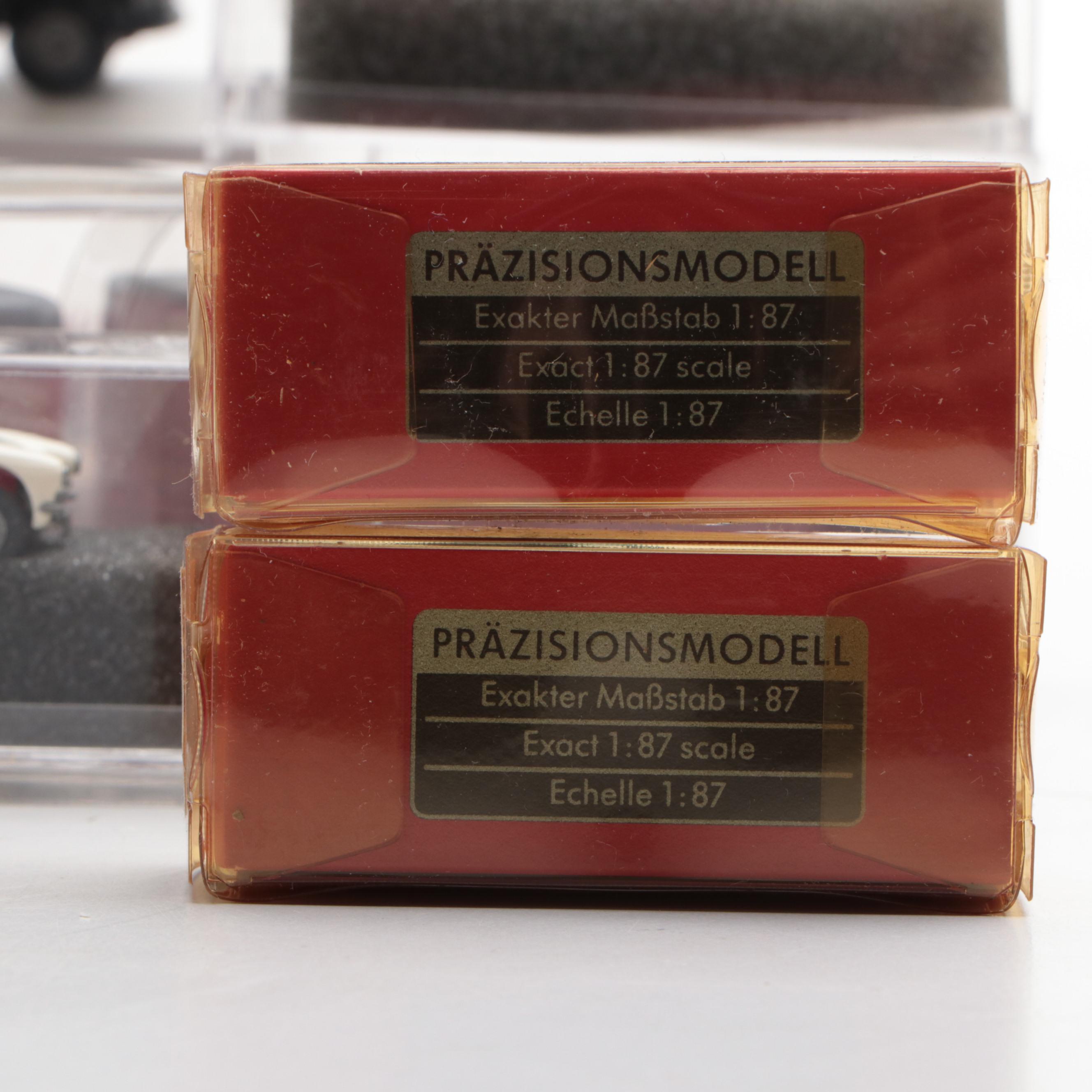 Herpa HO Scale Model Delivery Trucks, Sedans and Other Vehicles, Vintage