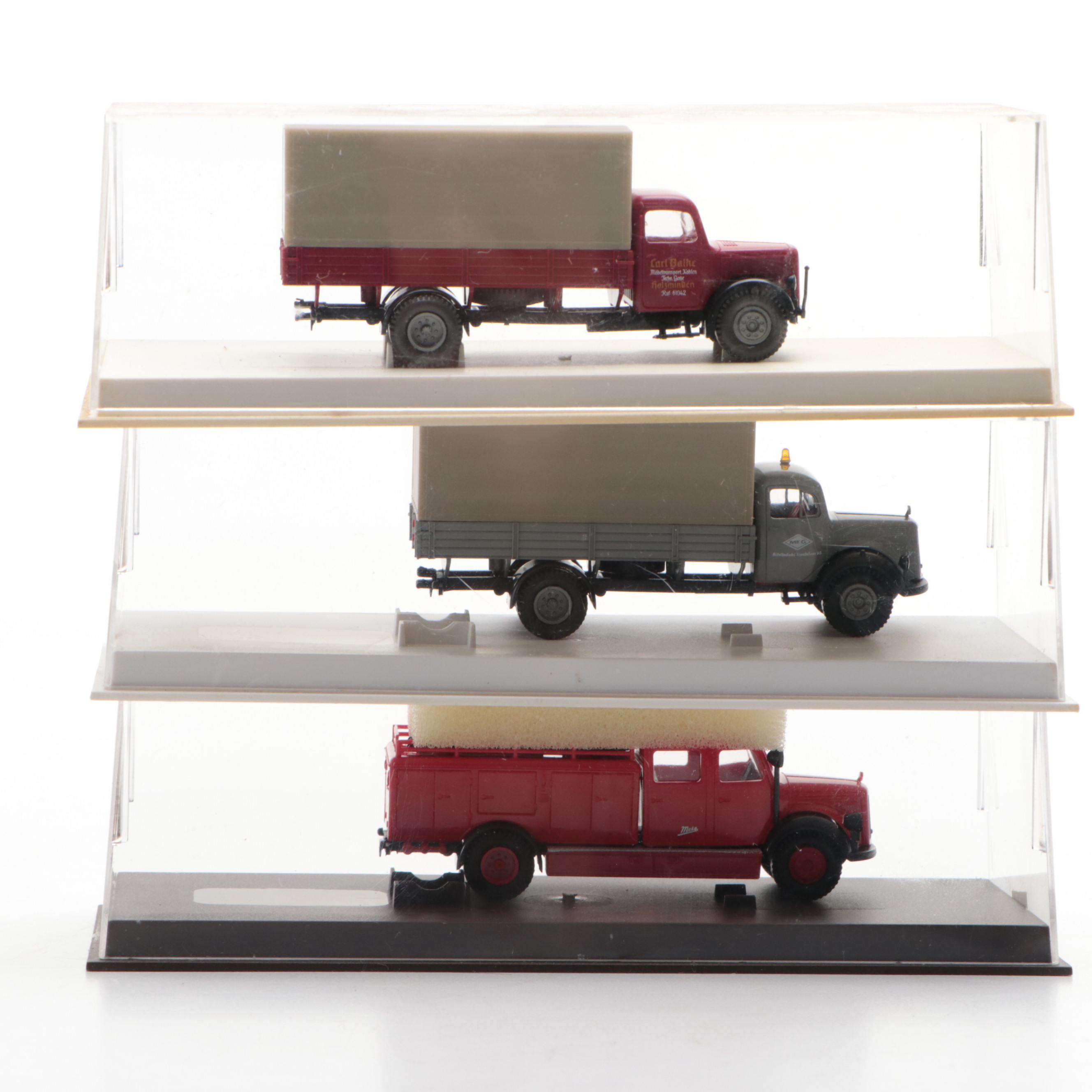 Herpa HO Scale Model Delivery Trucks, Sedans and Other Vehicles, Vintage