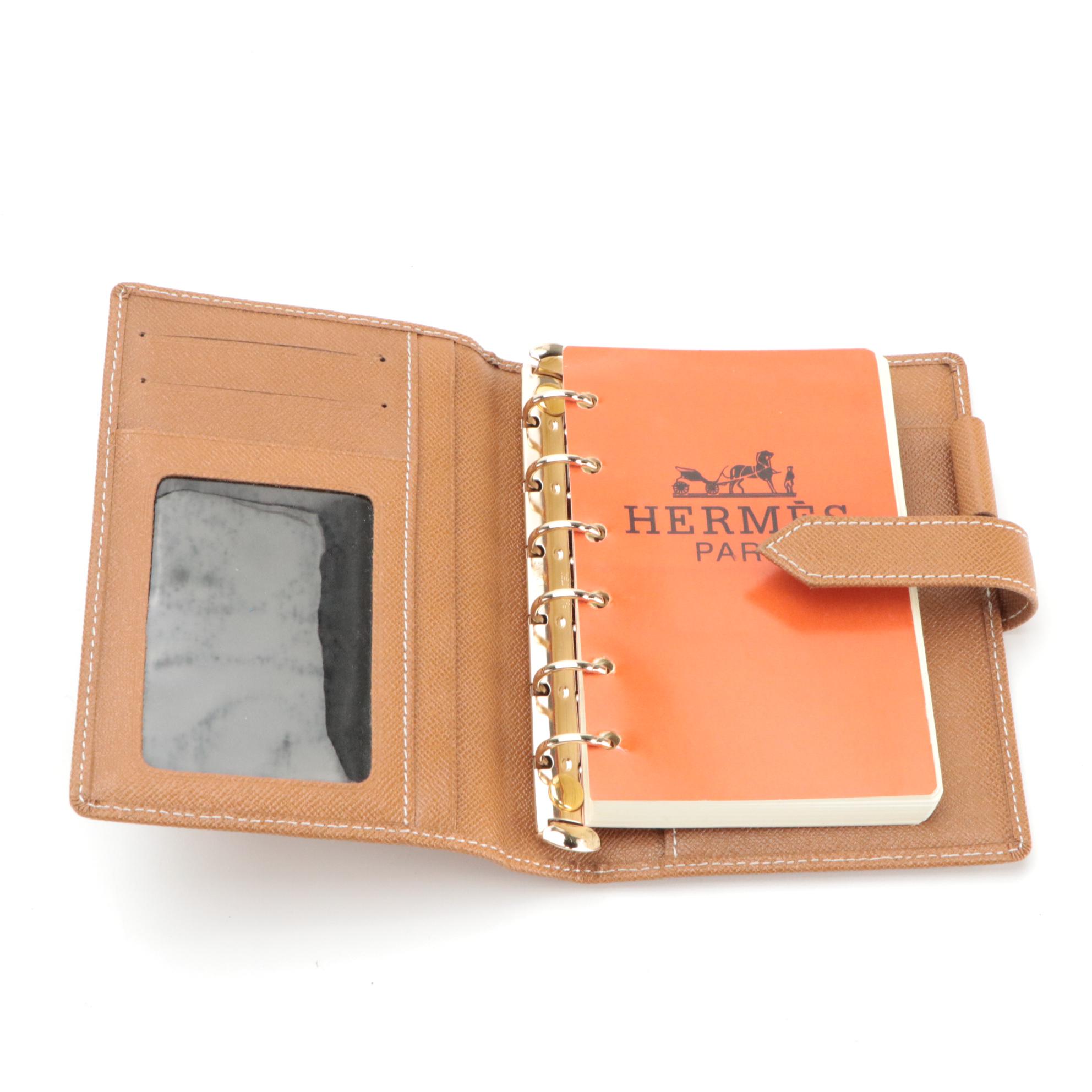 Hermès Bearn Compact Address Wallet in Brown Epsom Leather