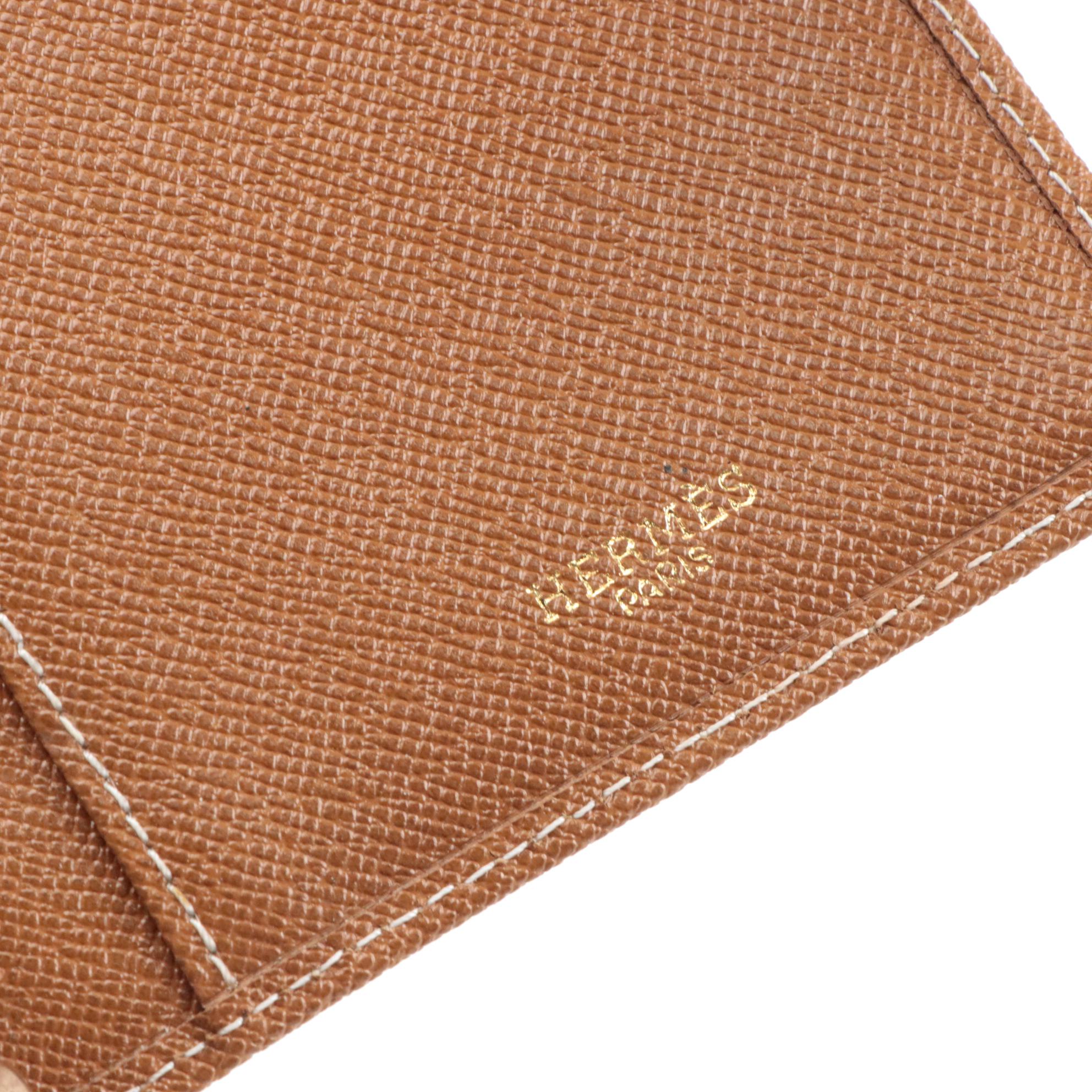 Hermès Bearn Compact Address Wallet in Brown Epsom Leather