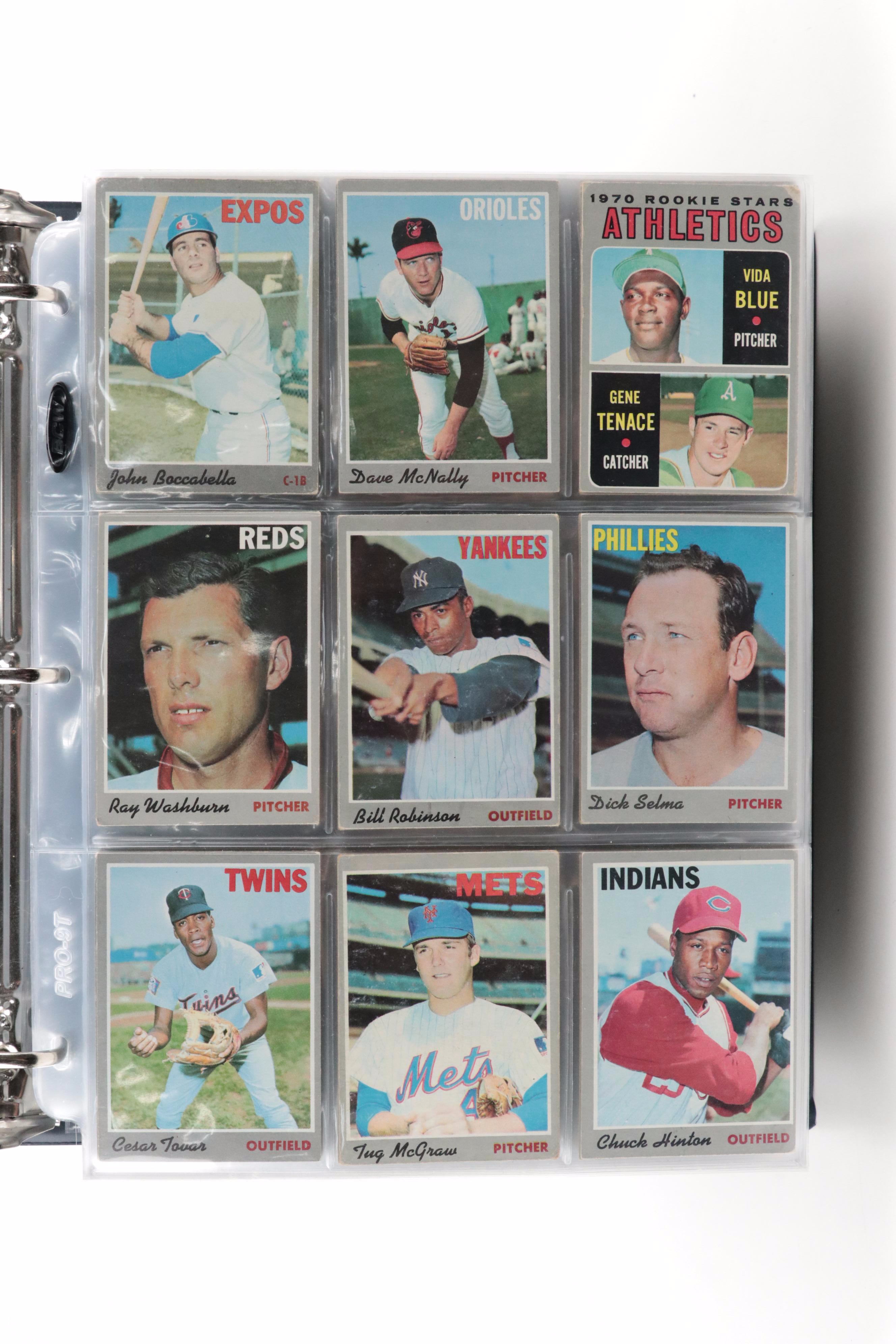 1970 Topps Near Complete Baseball Card Set Featuring Thurman Munson Rookie