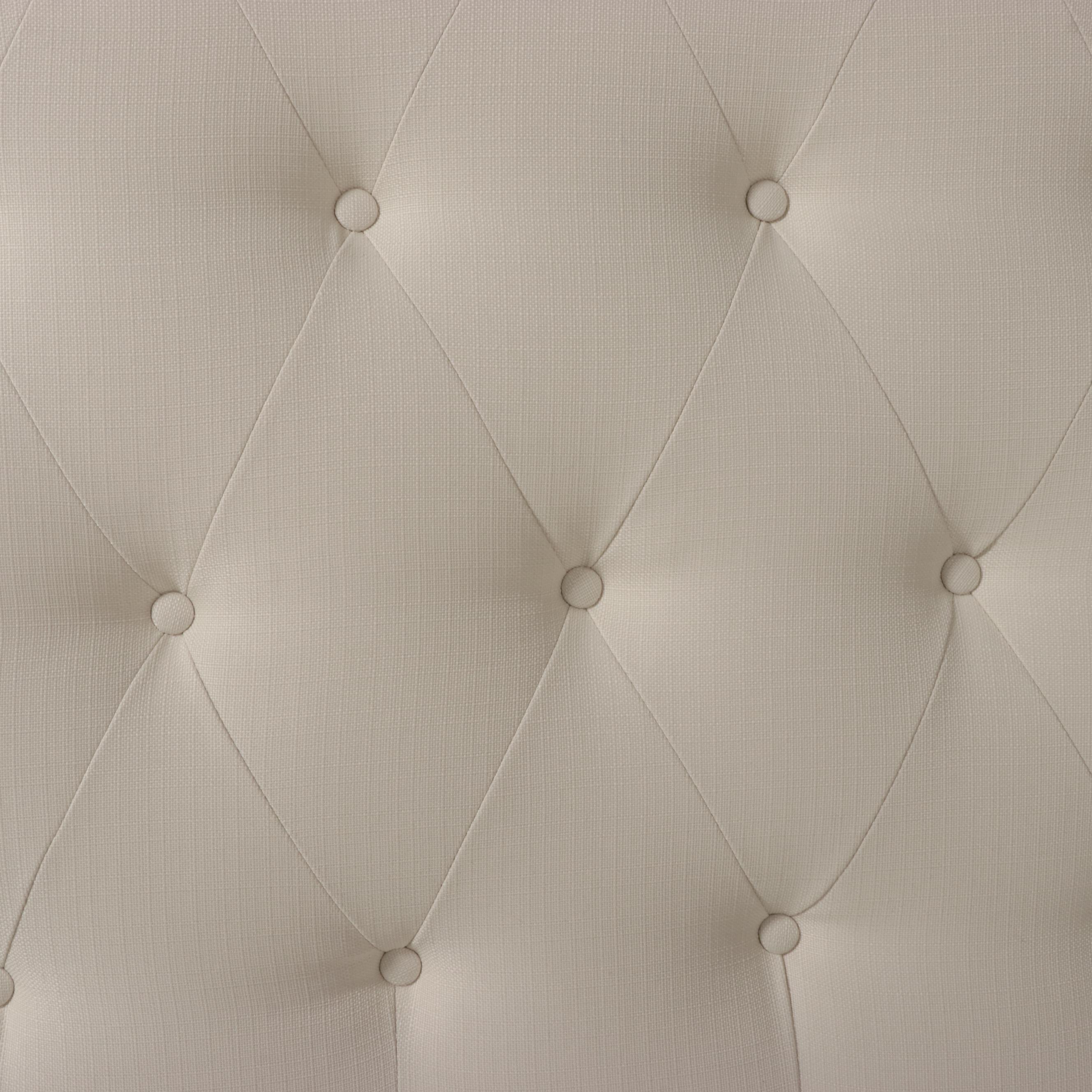 Contemporary Button-Tufted Queen Size Headboard