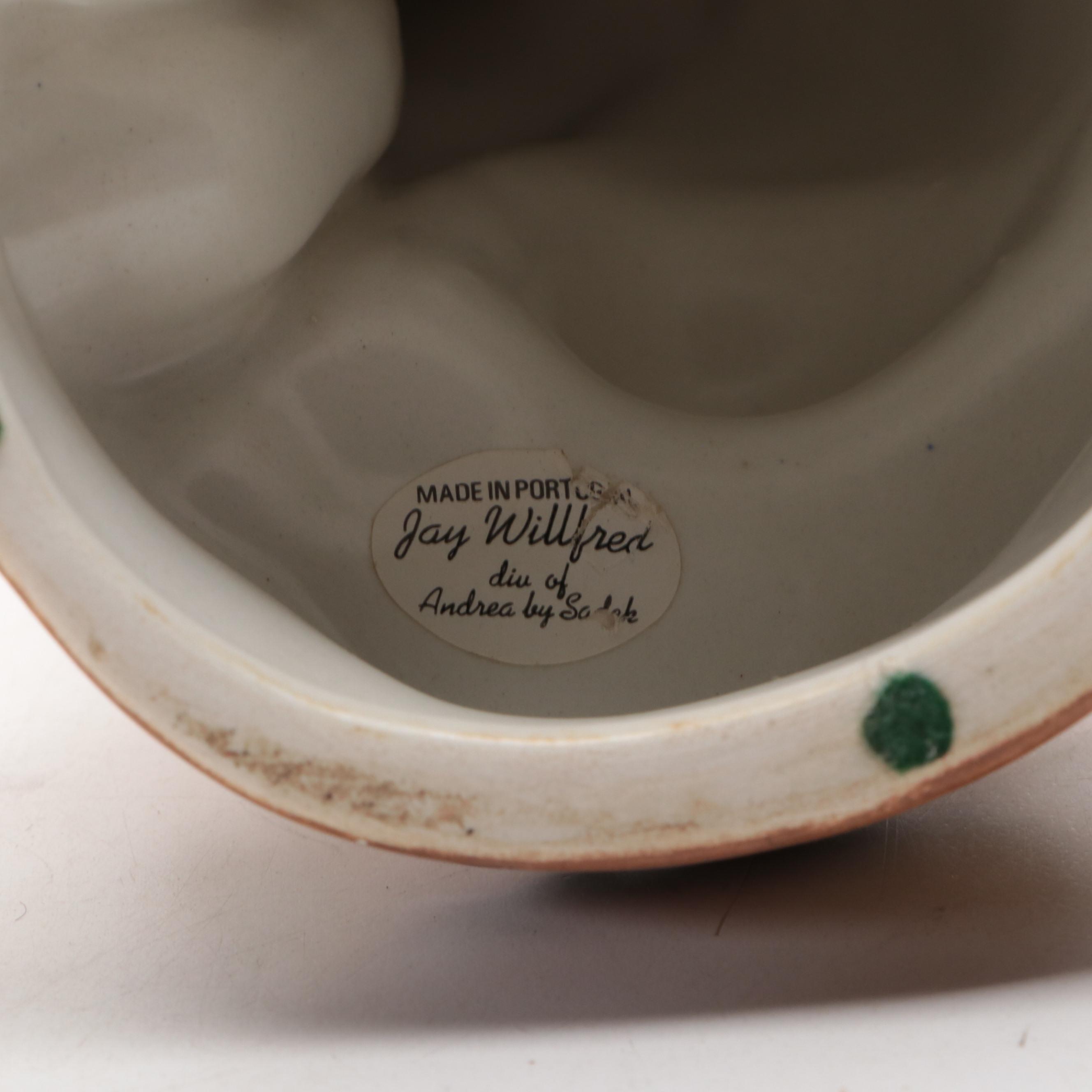 Porcelain Fox Figurines Including Andrea by Sadek, Mid to Late 20th C.