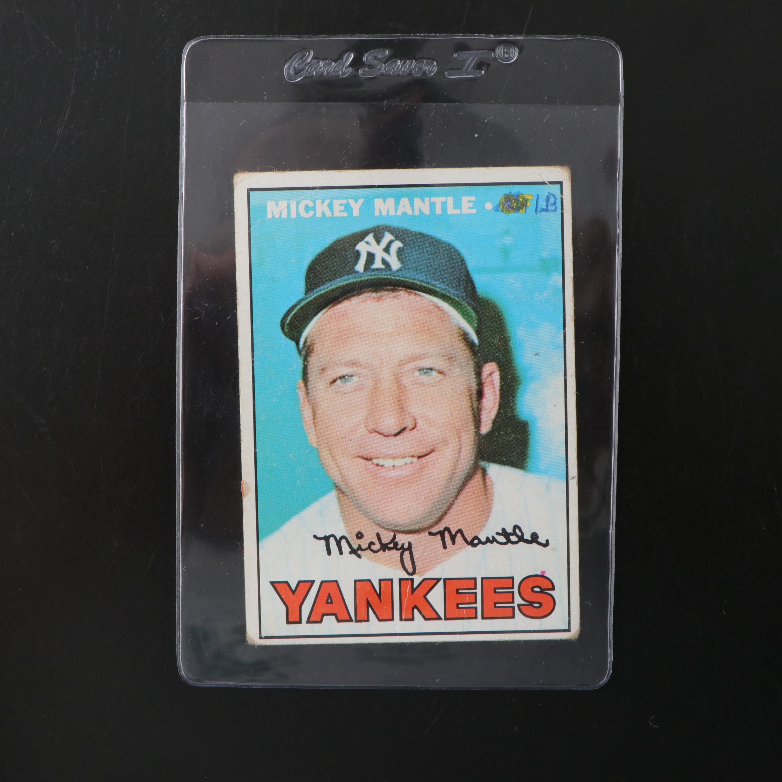 1967 Topps Mickey Mantle New York Yankees #150 Baseball Card