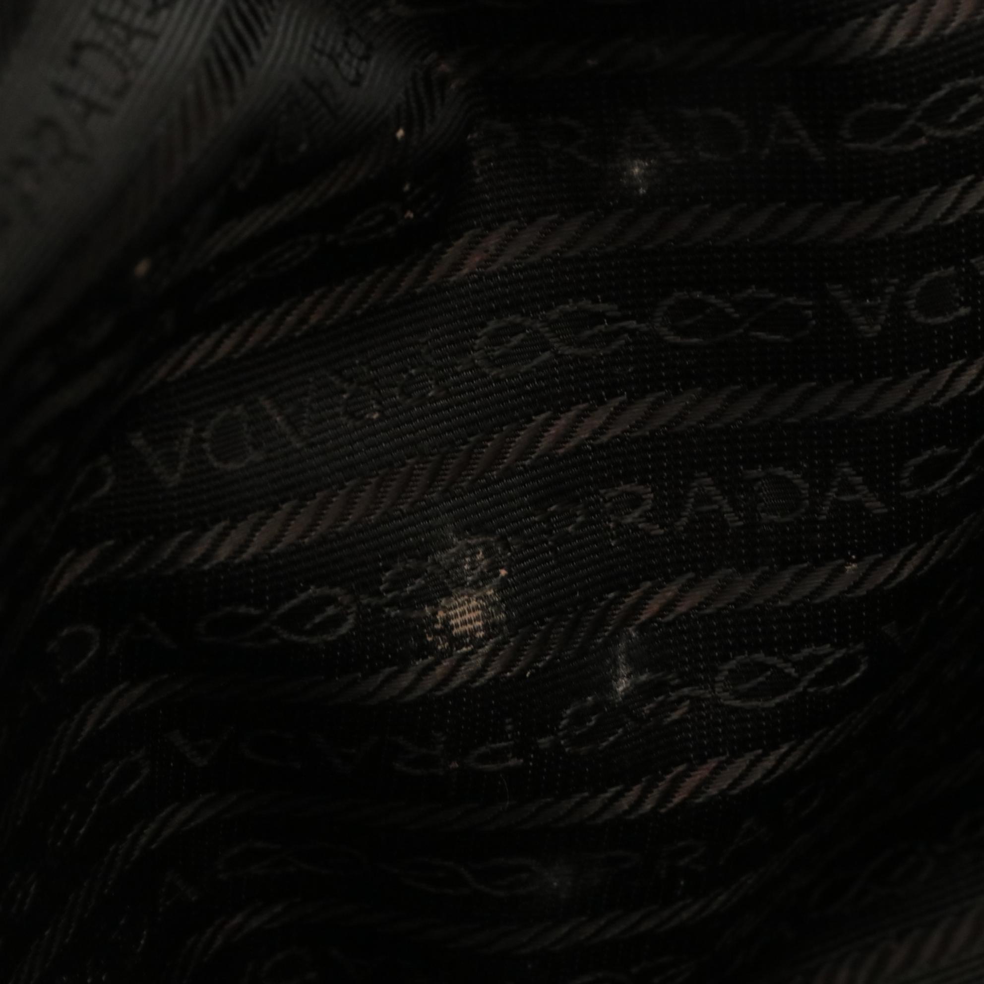 Prada Deep Brown Tessuto Nylon Shoulder Bag