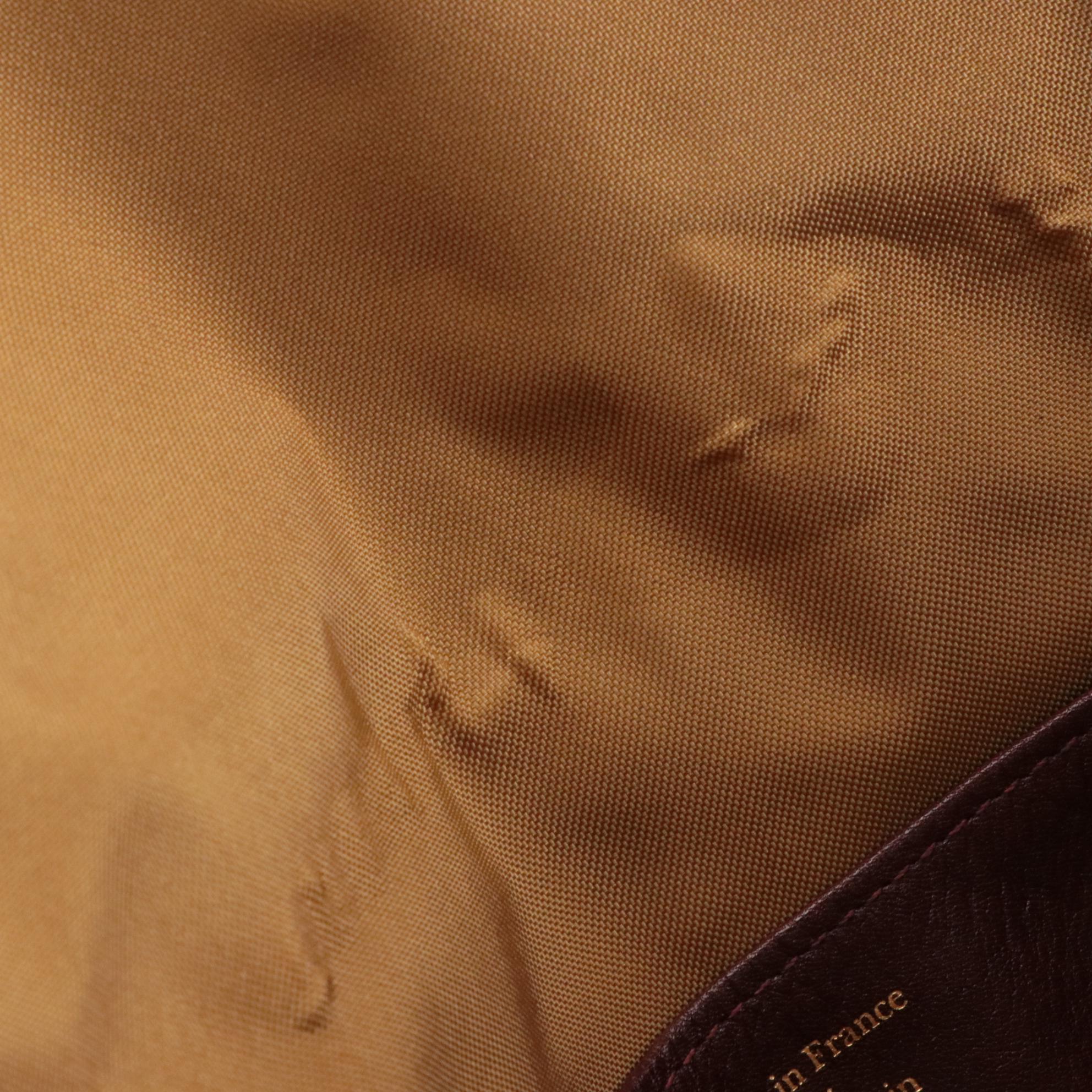 Neiman Marcus Grained Leather Flap Clutch, Embossed Crossbody Kiss-lock Clutch