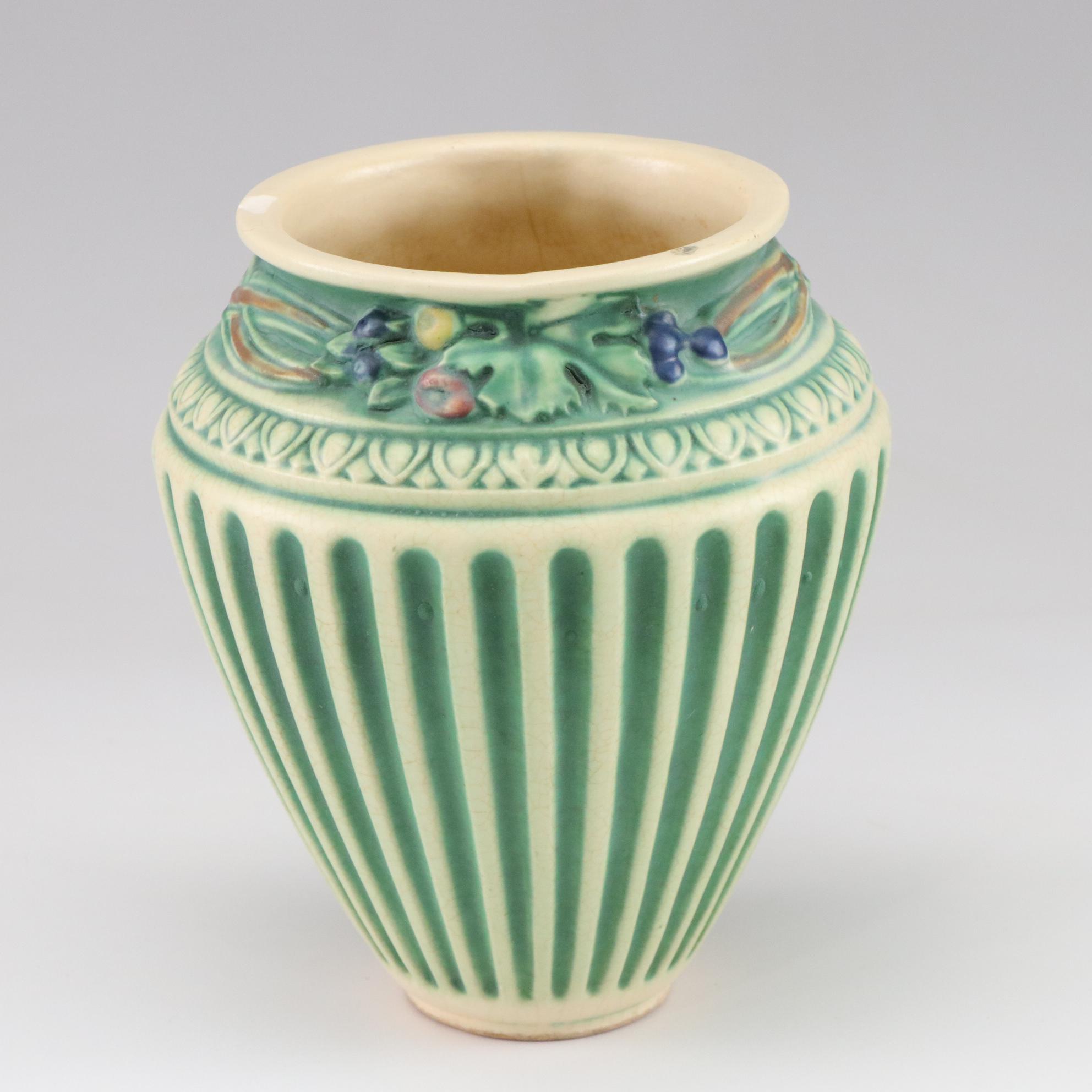 Roseville Pottery "Corinthian" 6" Vase, 1920s