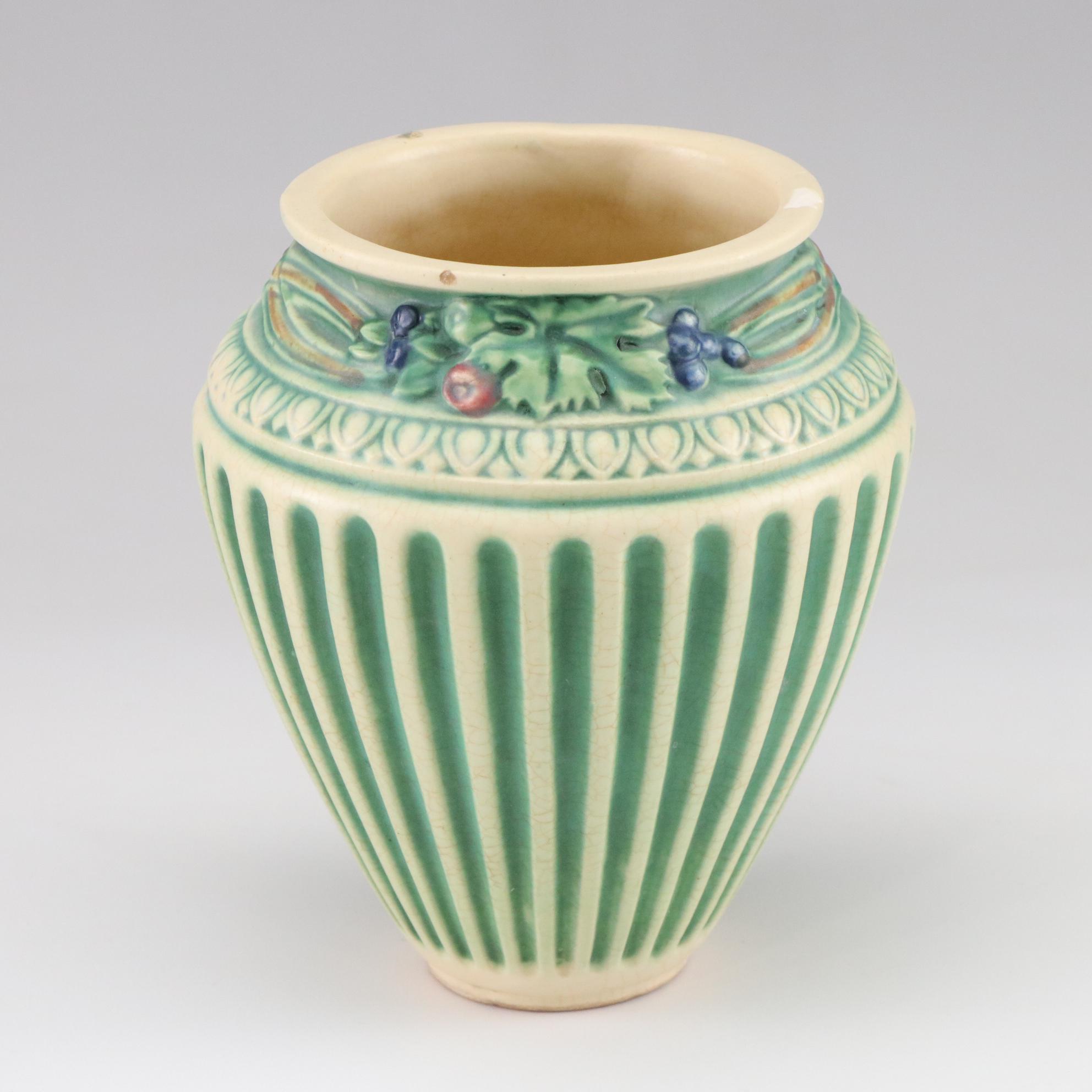 Roseville Pottery "Corinthian" 6" Vase, 1920s