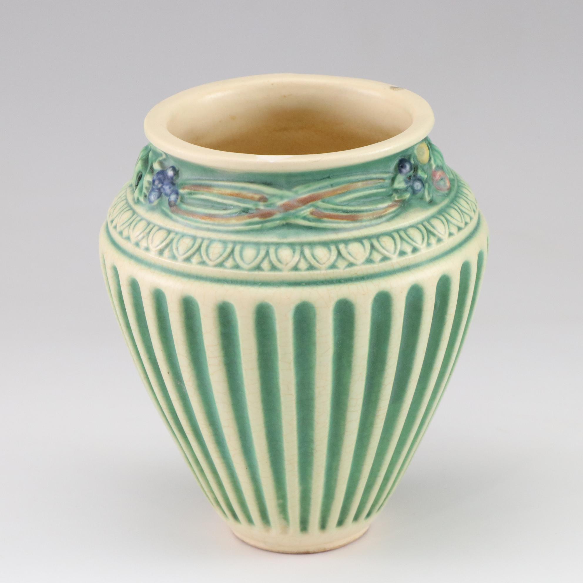 Roseville Pottery "Corinthian" 6" Vase, 1920s