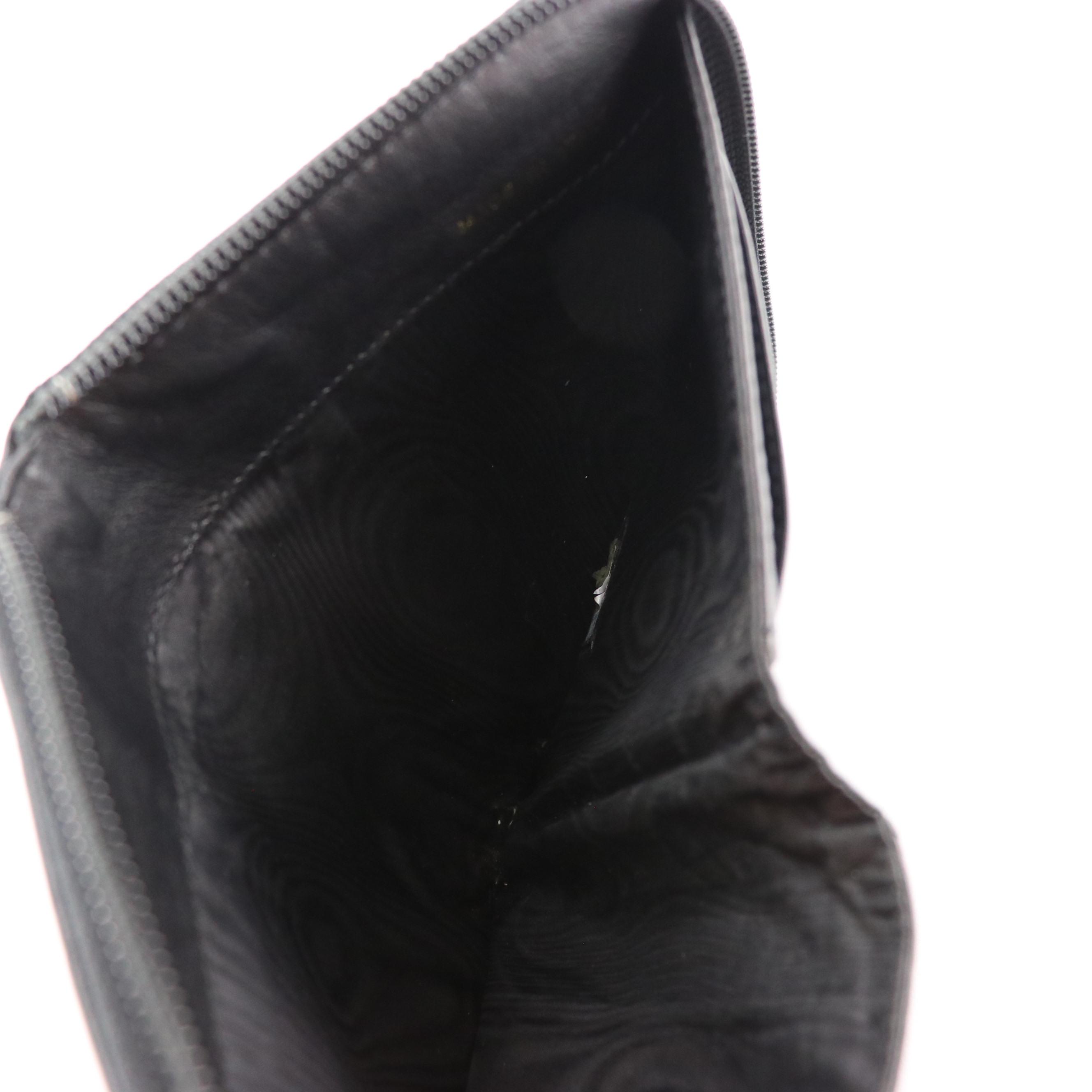 Chanel Timeless CC Zip-Around Wallet in Black Caviar Leather