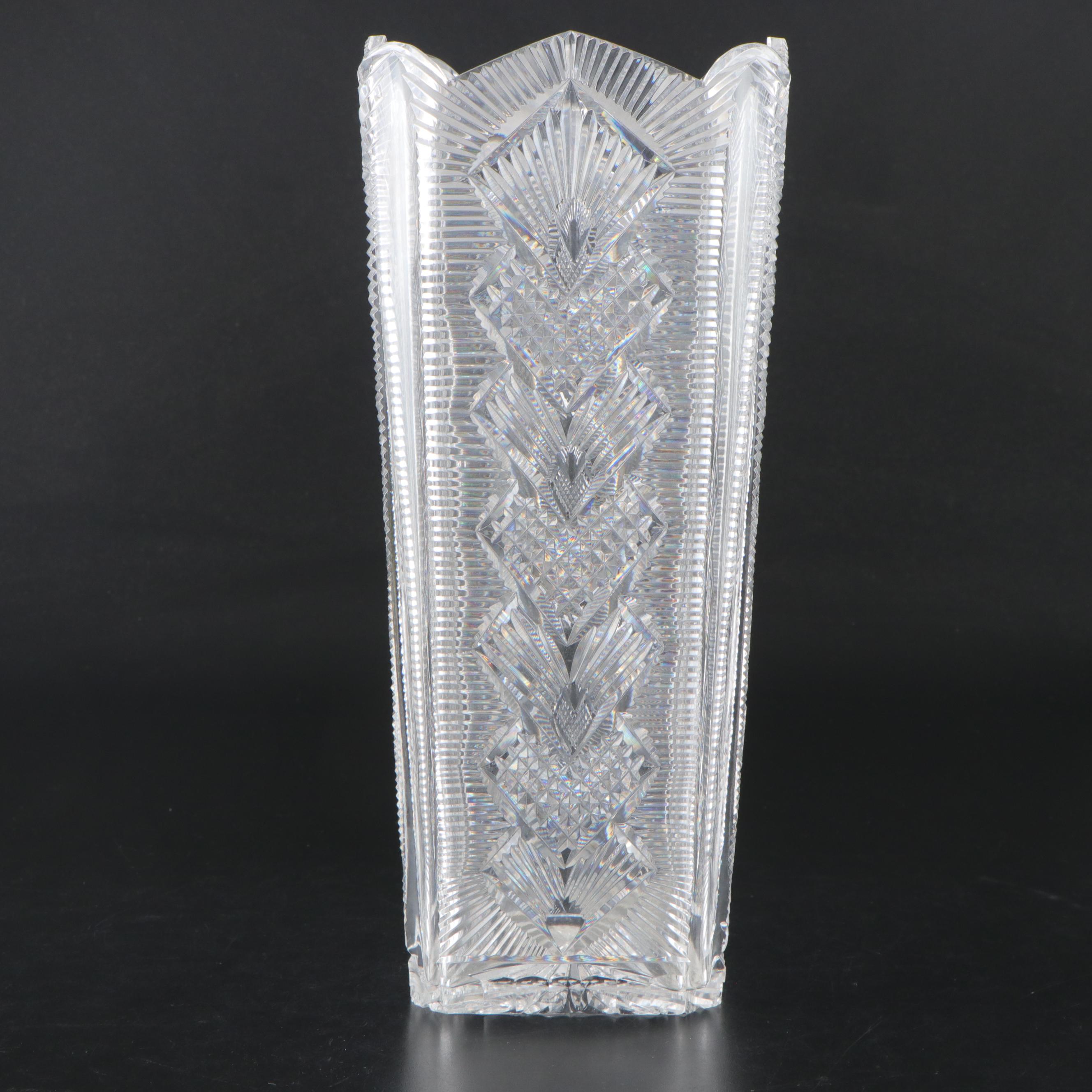 Waterford Crystal Master Cutter Series Square Vase