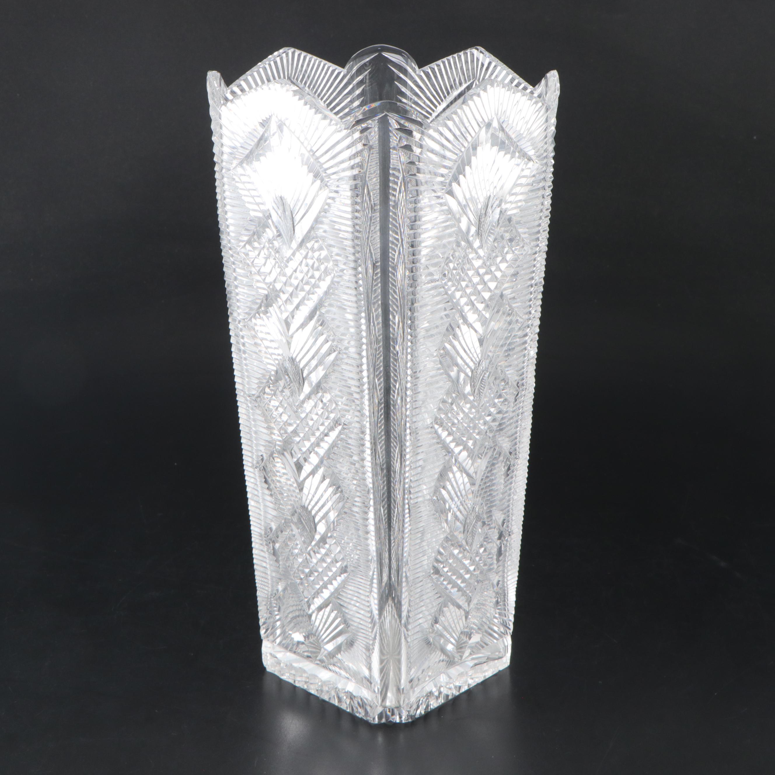 Waterford Crystal Master Cutter Series Square Vase