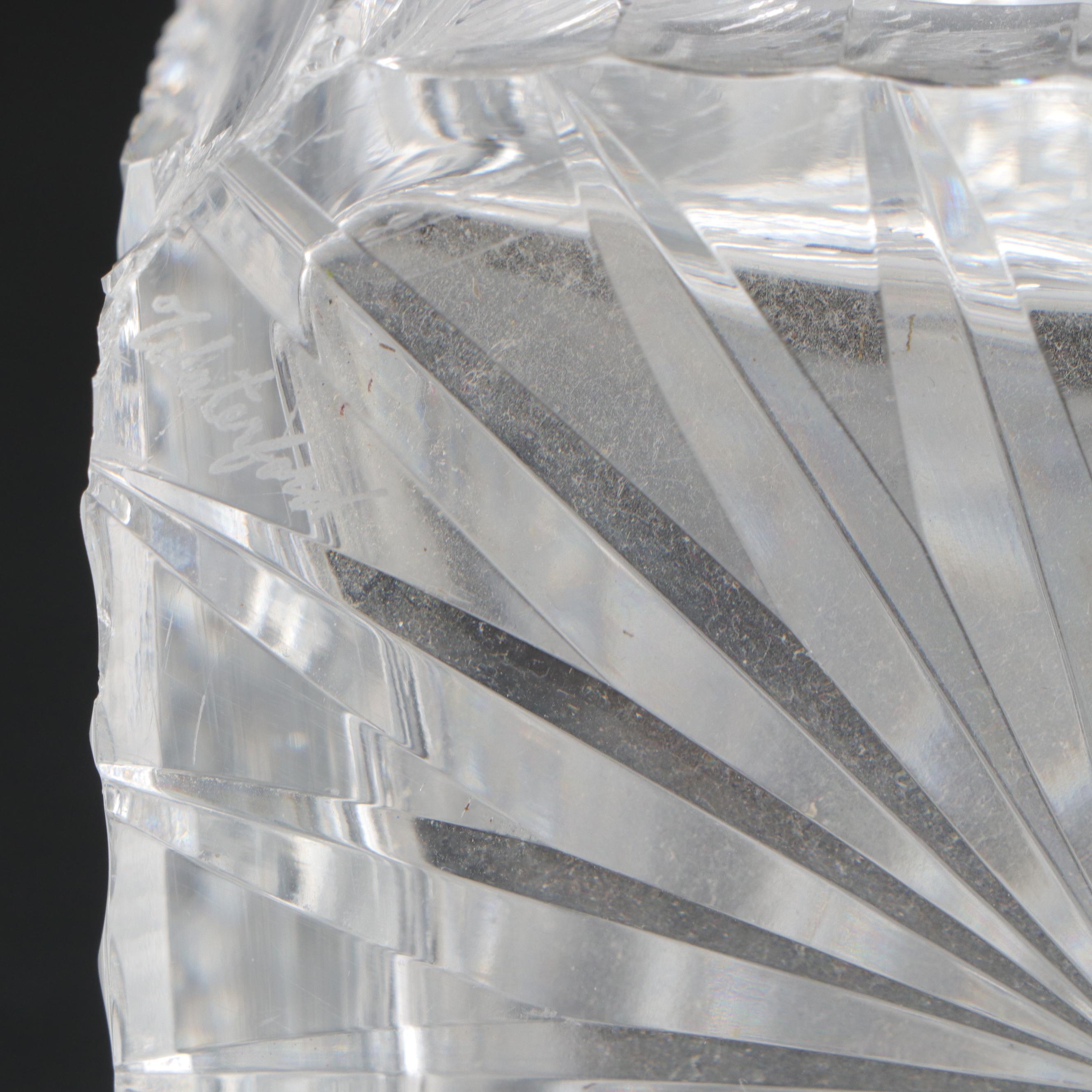 Waterford Crystal Master Cutter Series Square Vase